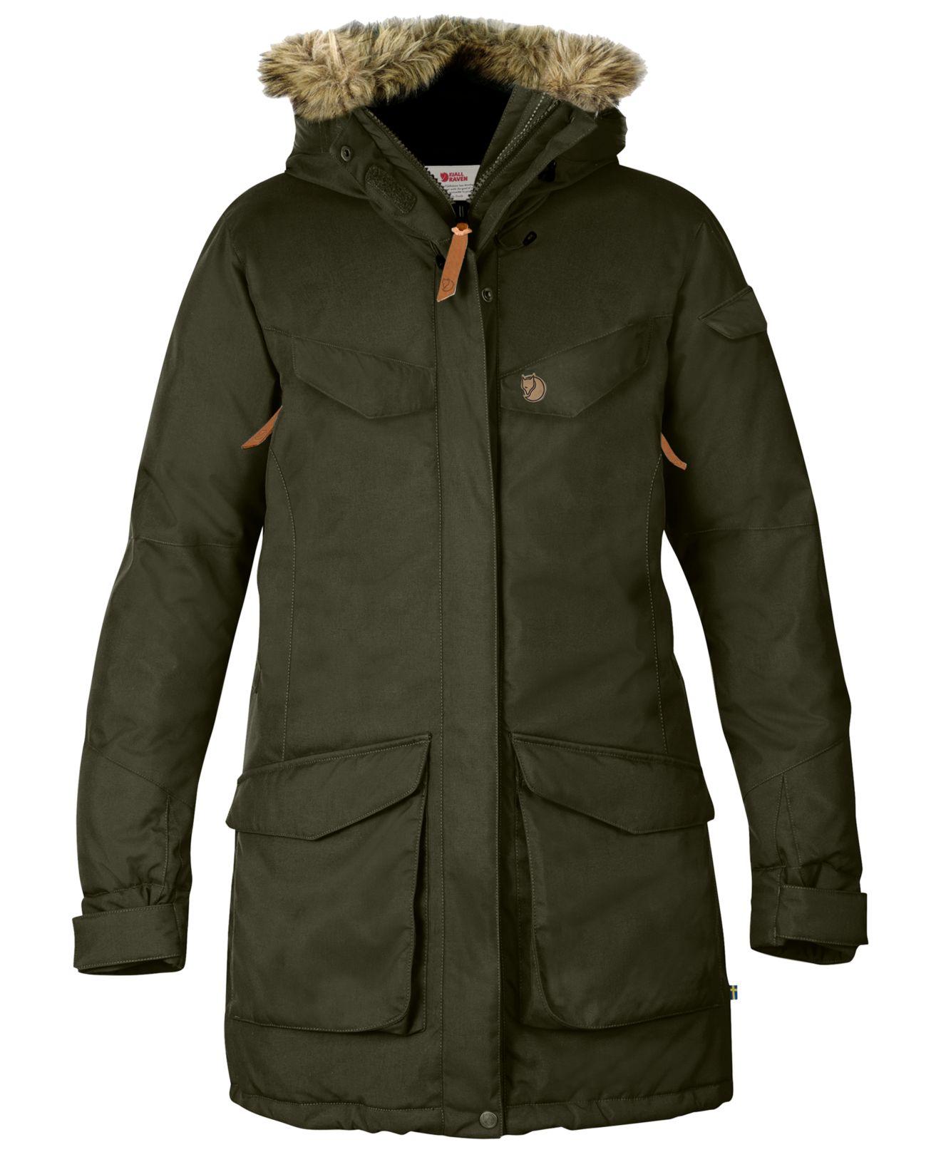 Fjallraven Synthetic Nuuk Insulated Parka in Green Lyst