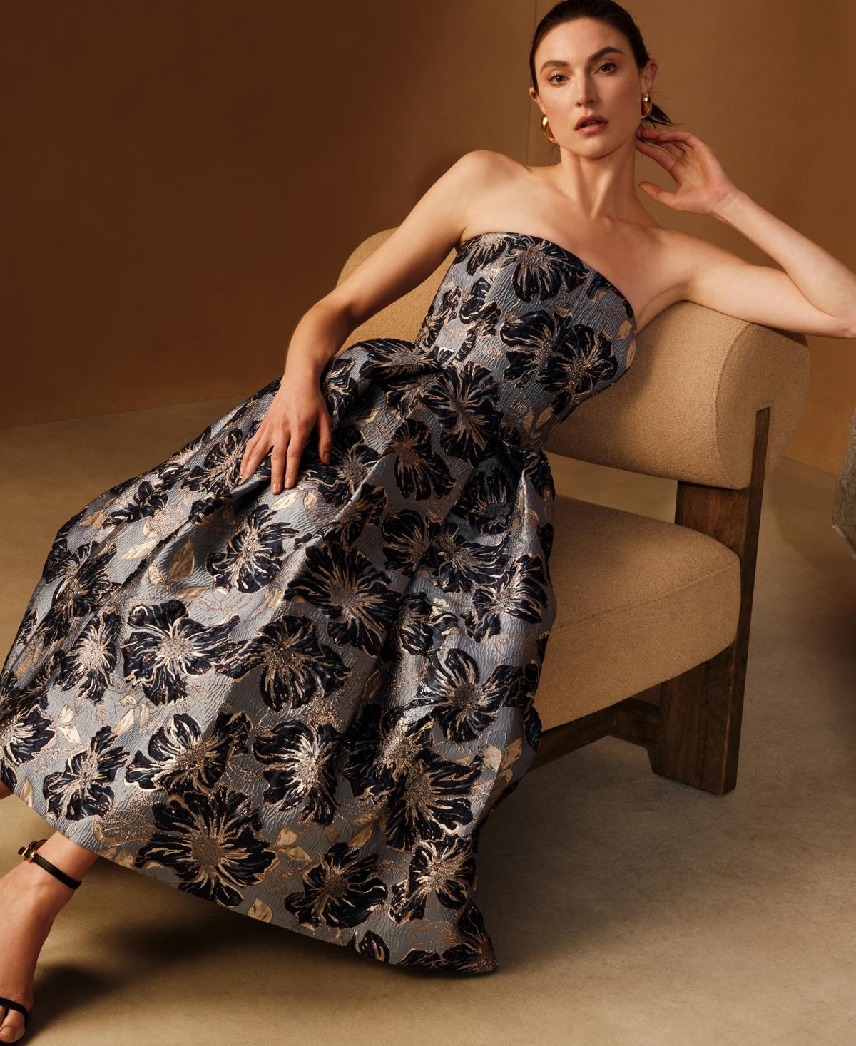 casual midi a line dress Zeagoo Midi A Line Dress Short Sleeve Casual Flowy Tiered Sundress (US Only) Black White Floral / S main image 1