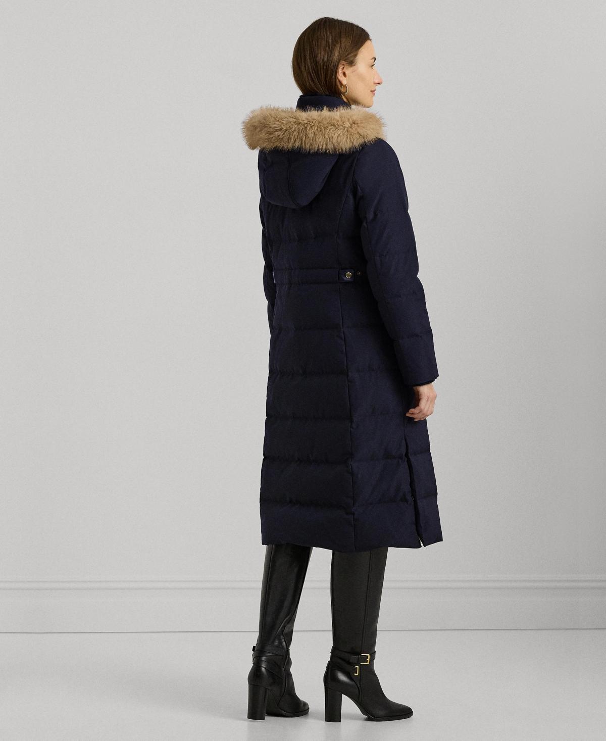 【Ralph Lauren】Maxi Faux-Fur Hooded Puffer Coat◆国内発送◆ ralph-lauren-Dk-Navy-Maxi-Faux