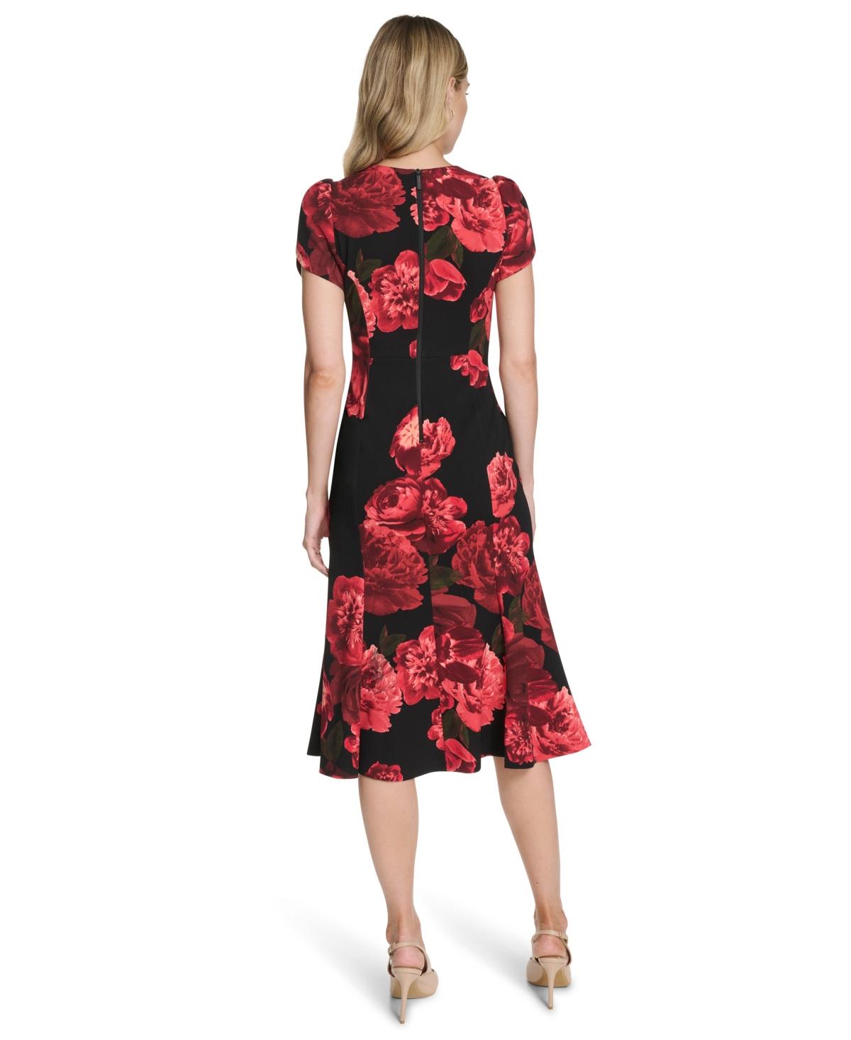 Flare Dress Calvin Klein Dresses At Macys Calvin Klein Casual And