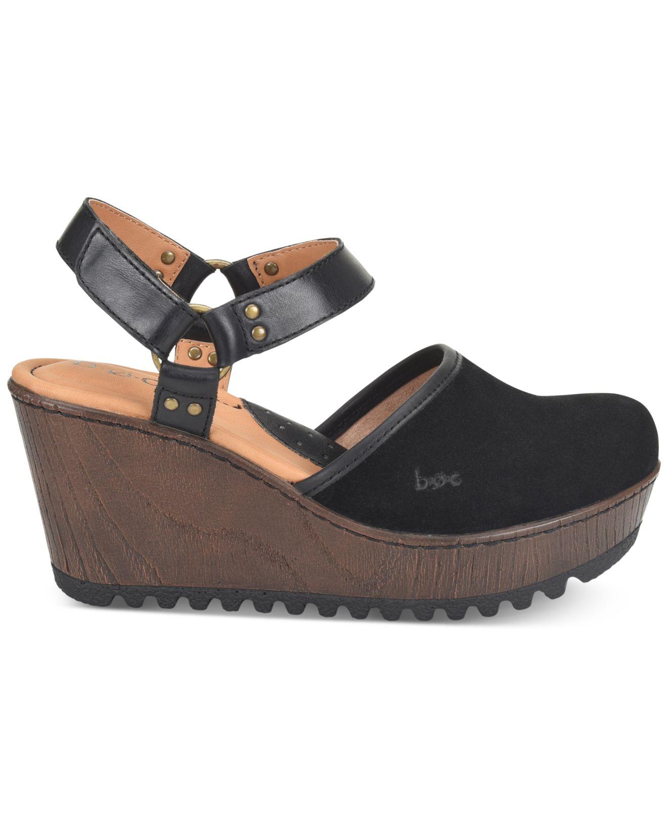 rina wedge clogs