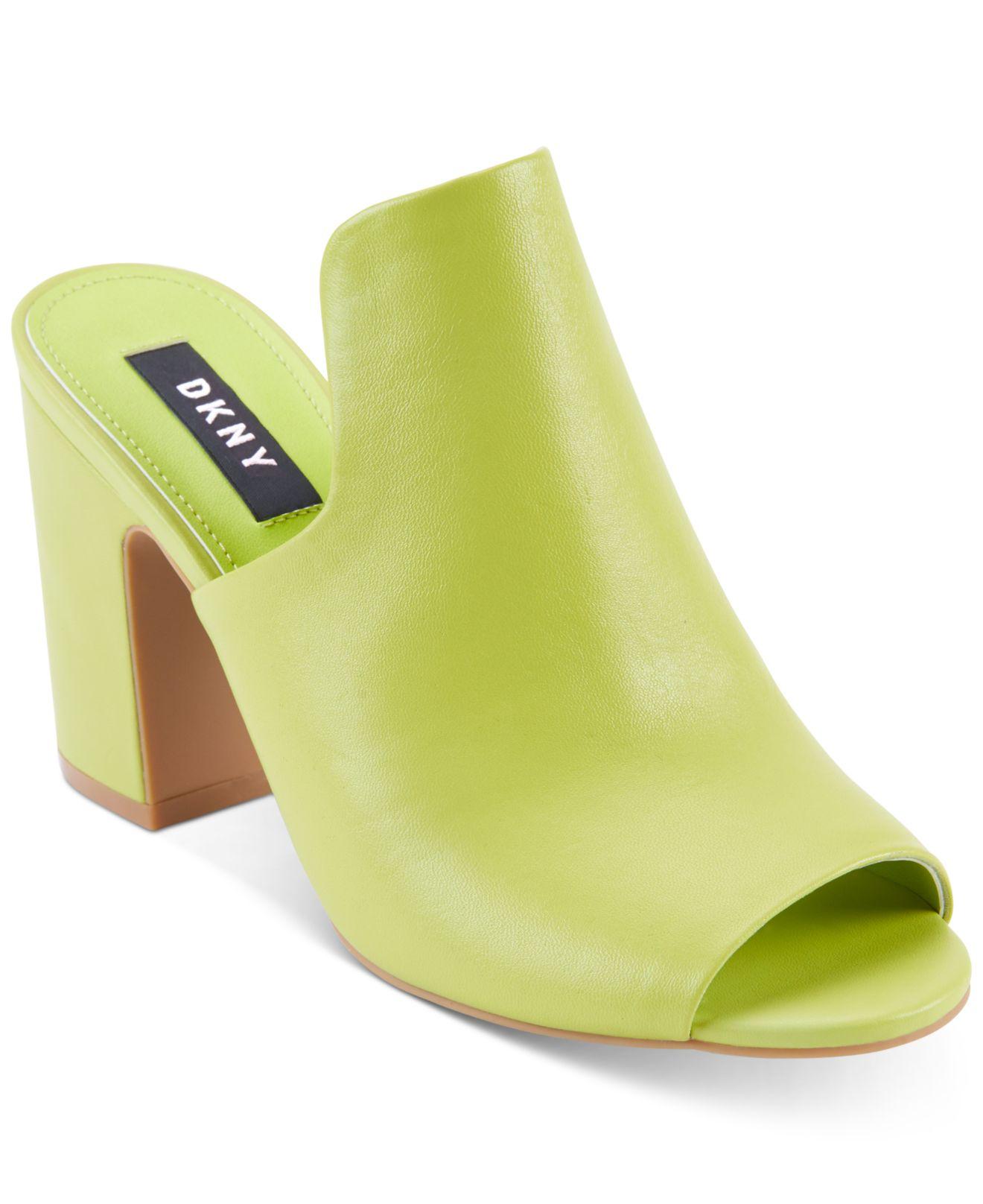 dkny hester suede mule