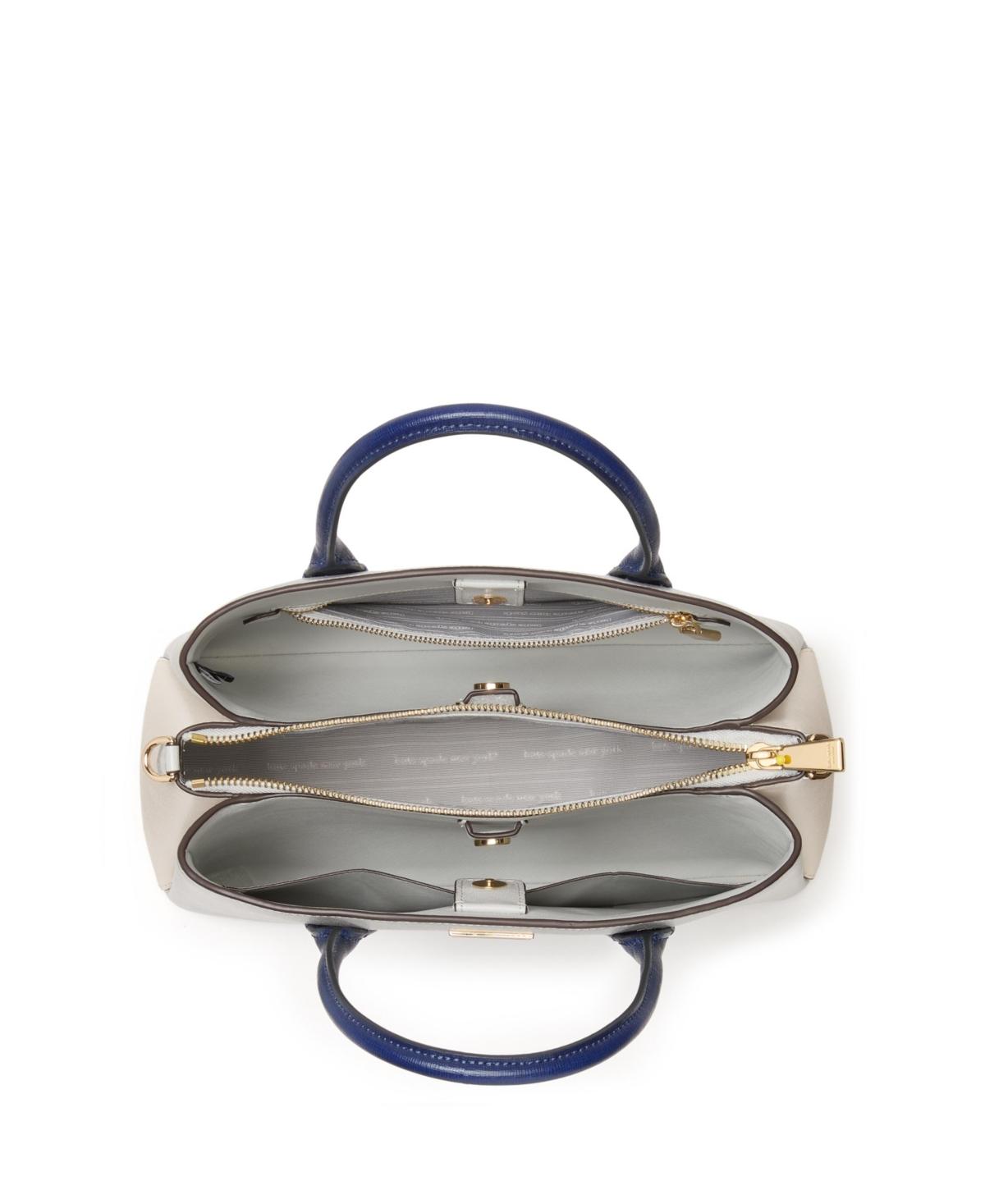 Kate Spade Serena Color Blocked Small Satchel Bag in Blue Lyst