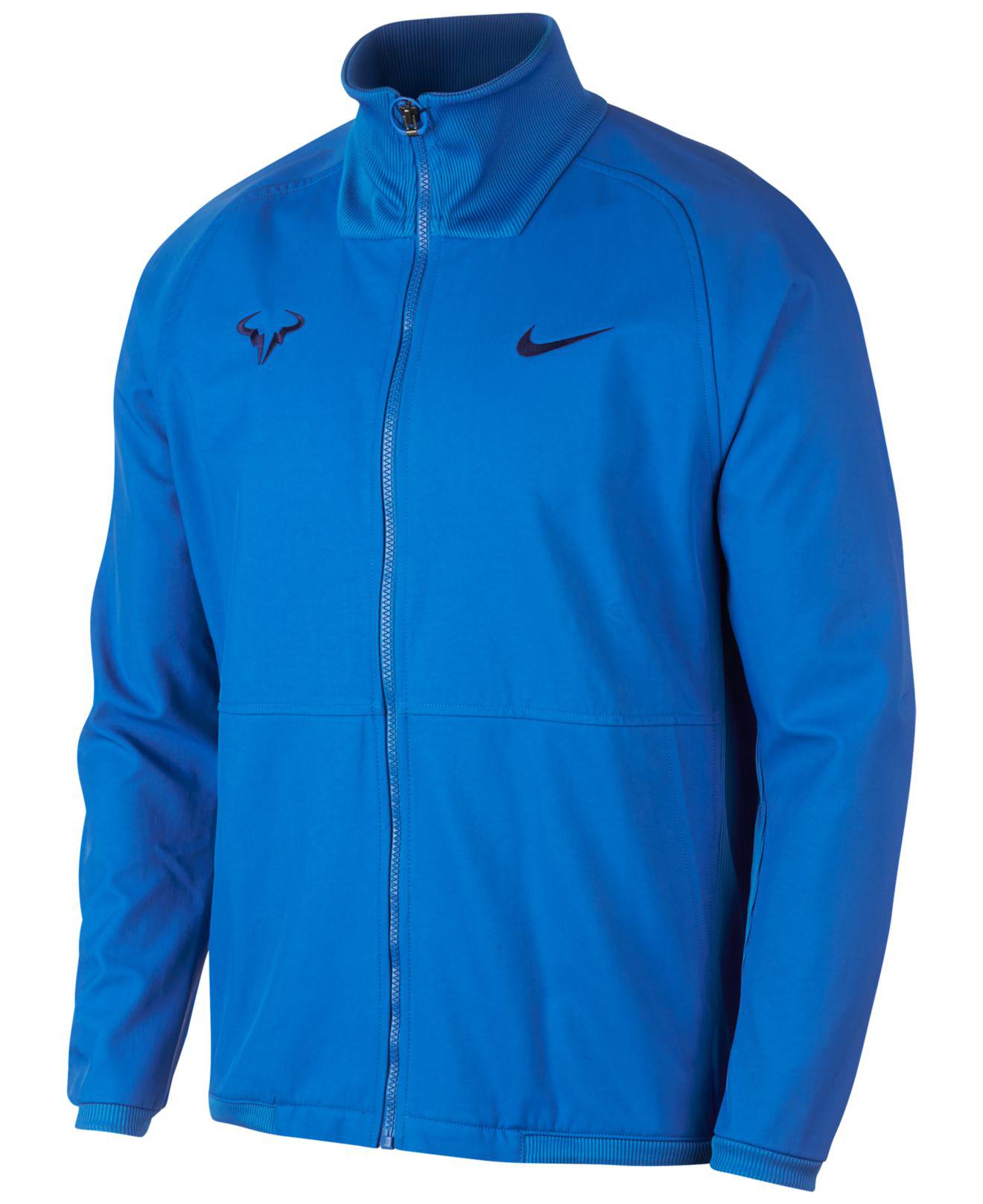 Nike Rafael Nadal Tennis Jacket in Blue for Men | Lyst