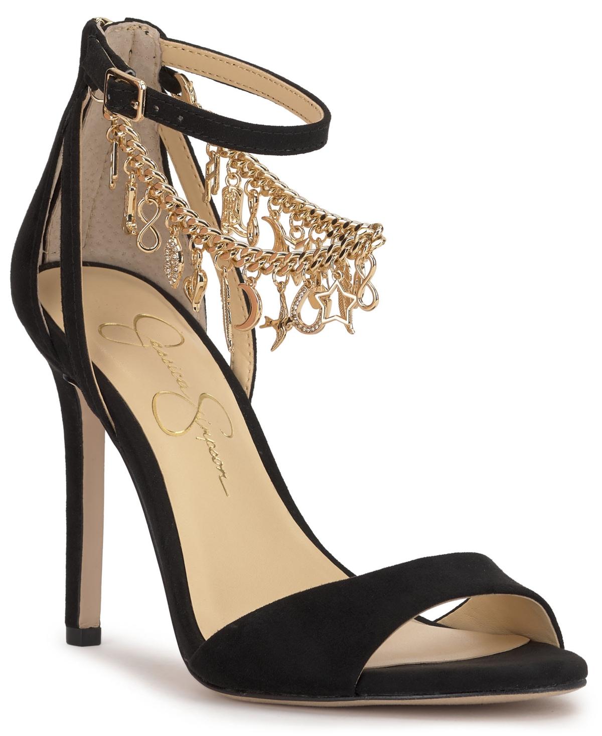 Jessica Simpson Women's Averie Heeled Sandals – Stiletto Open-Toe With Ankle Strap - View #6