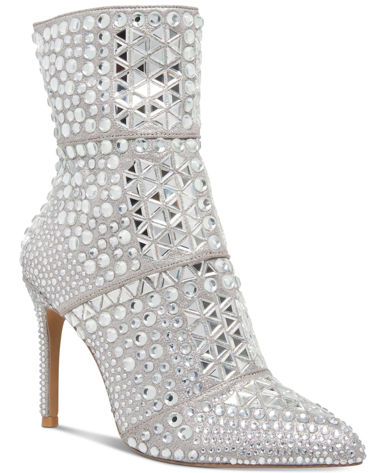 Hovedløse Absay to uger Steve Madden Crossing Rhinestone Booties | Lyst