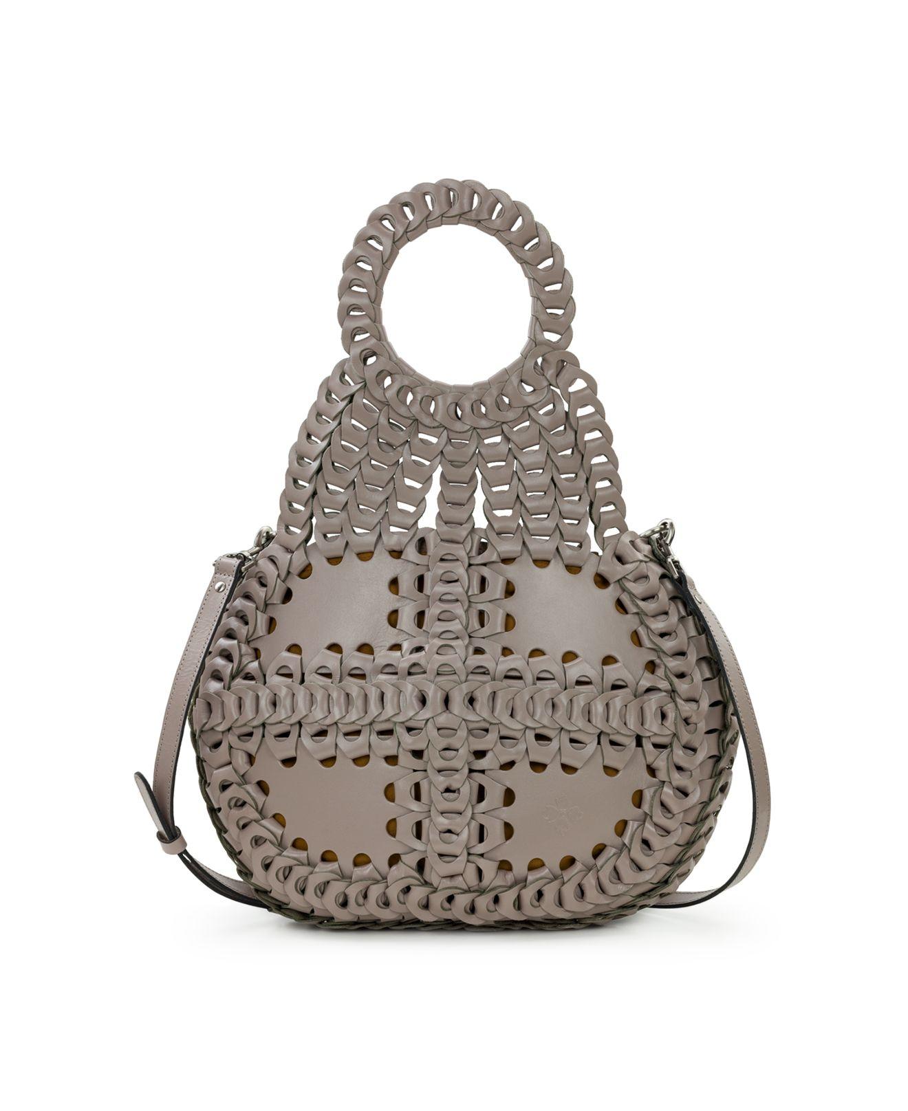 Patricia Nash Pisticci Flapover Extra Large Crossbody Bag in Gray Lyst