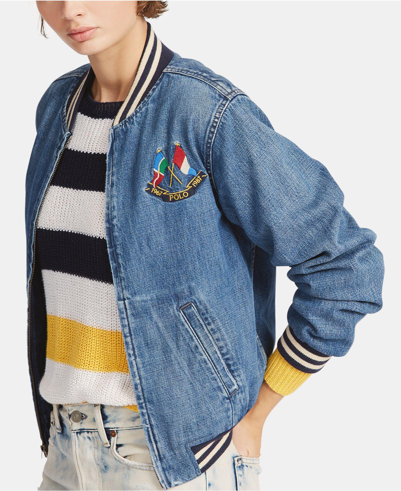 Polo Ralph Lauren Denim Bomber Jacket 