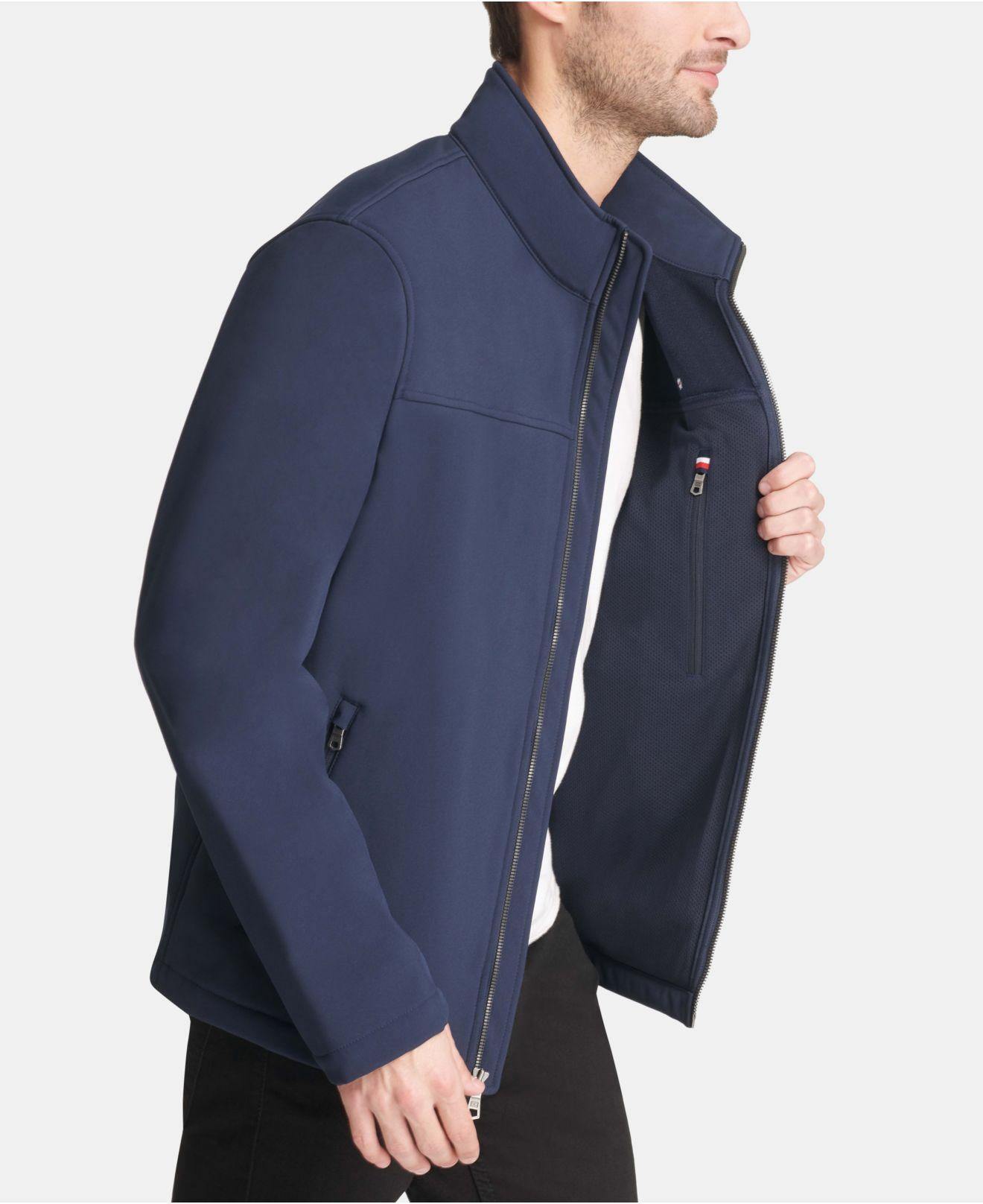 tommy hilfiger soft shell classic zip jacket