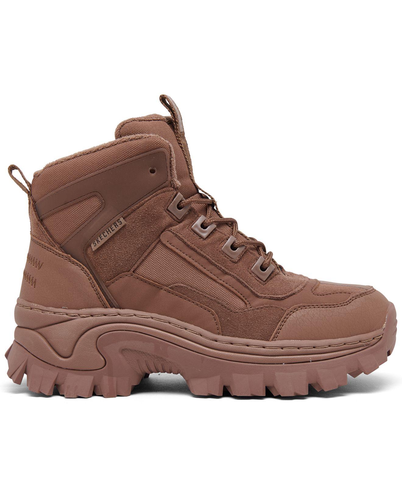 Skechers steel best sale toe mujer beige