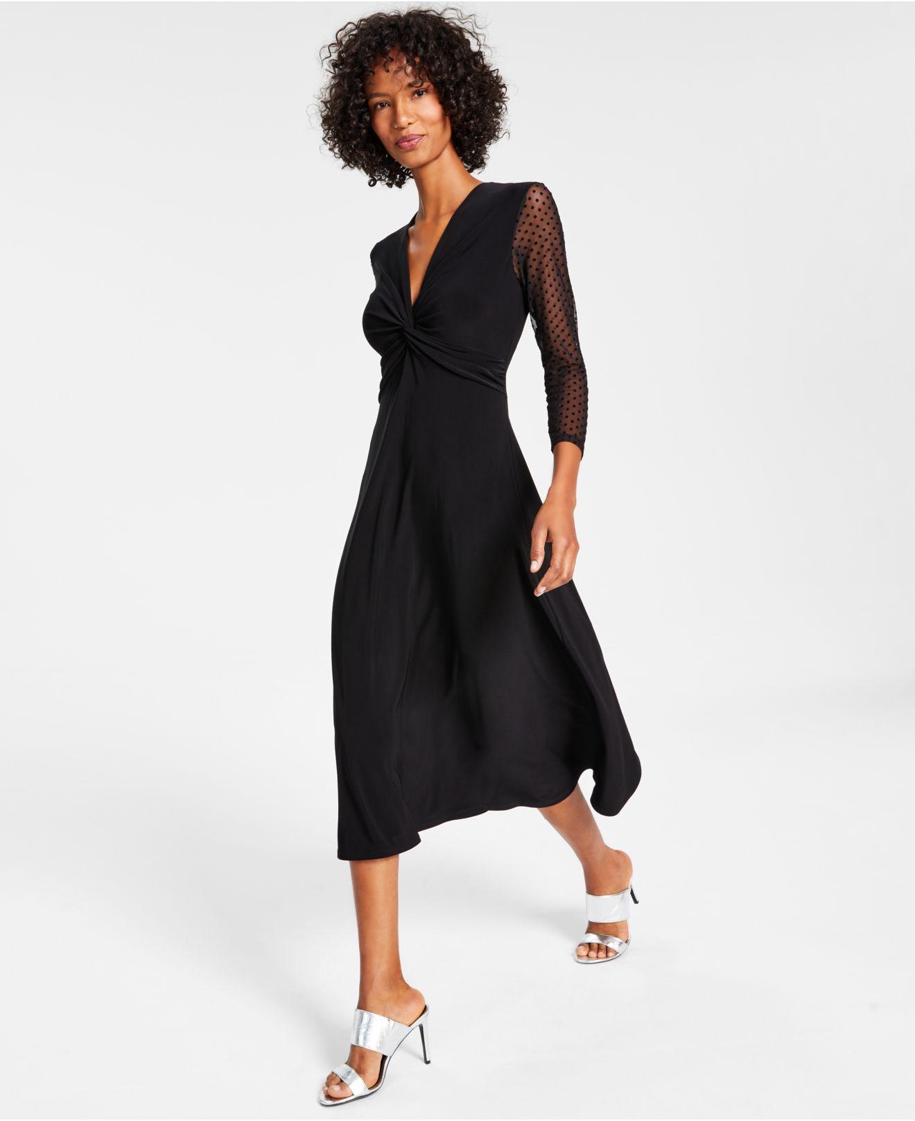 Anne klein midi dress cheap