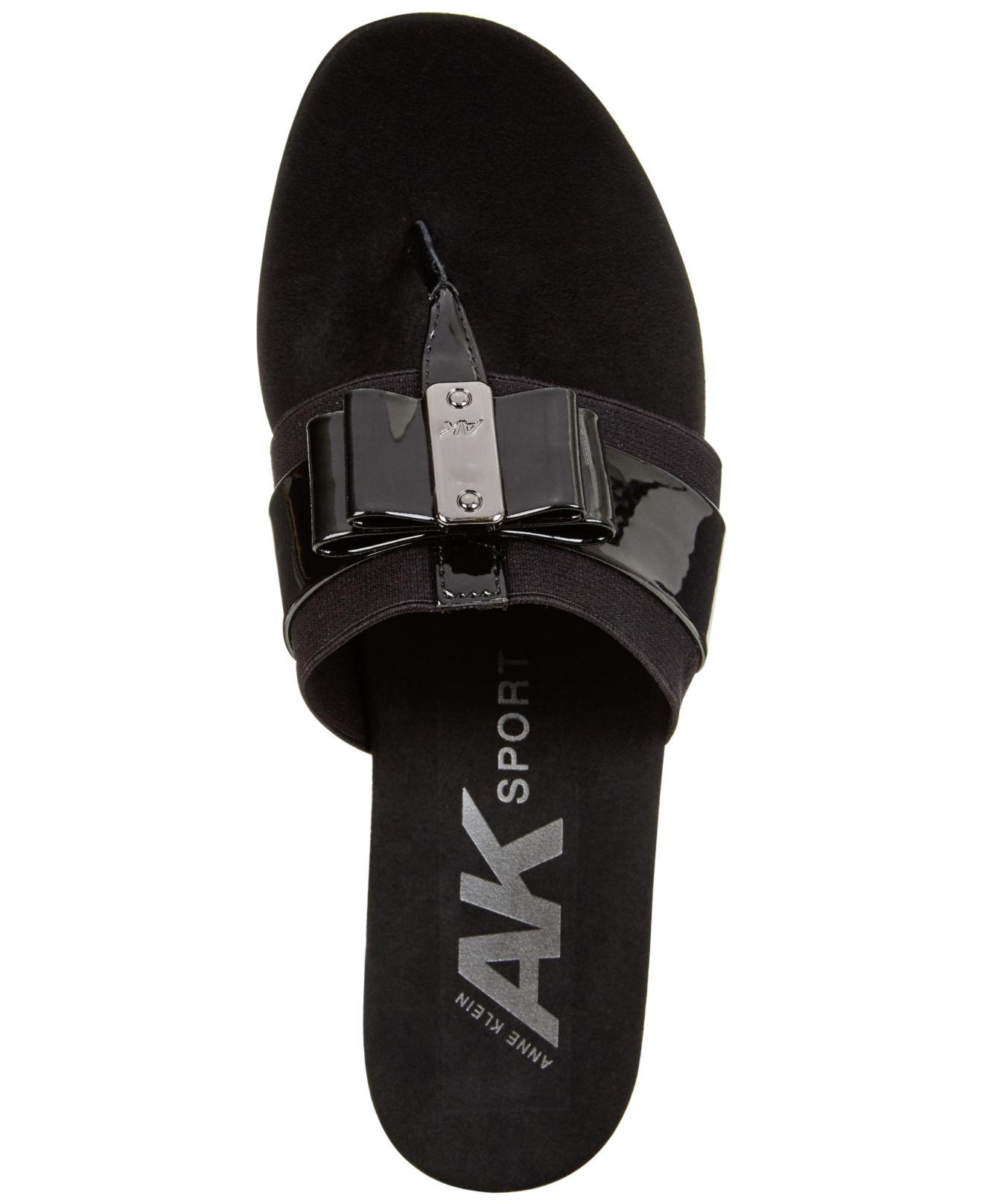 anne klein thong sandals