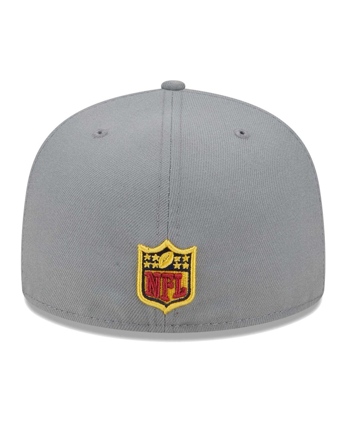 New Era Men's White, Gray New England Patriots 50th Anniversary Gold  Undervisor 59FIFTY Fitted Hat - Macy's