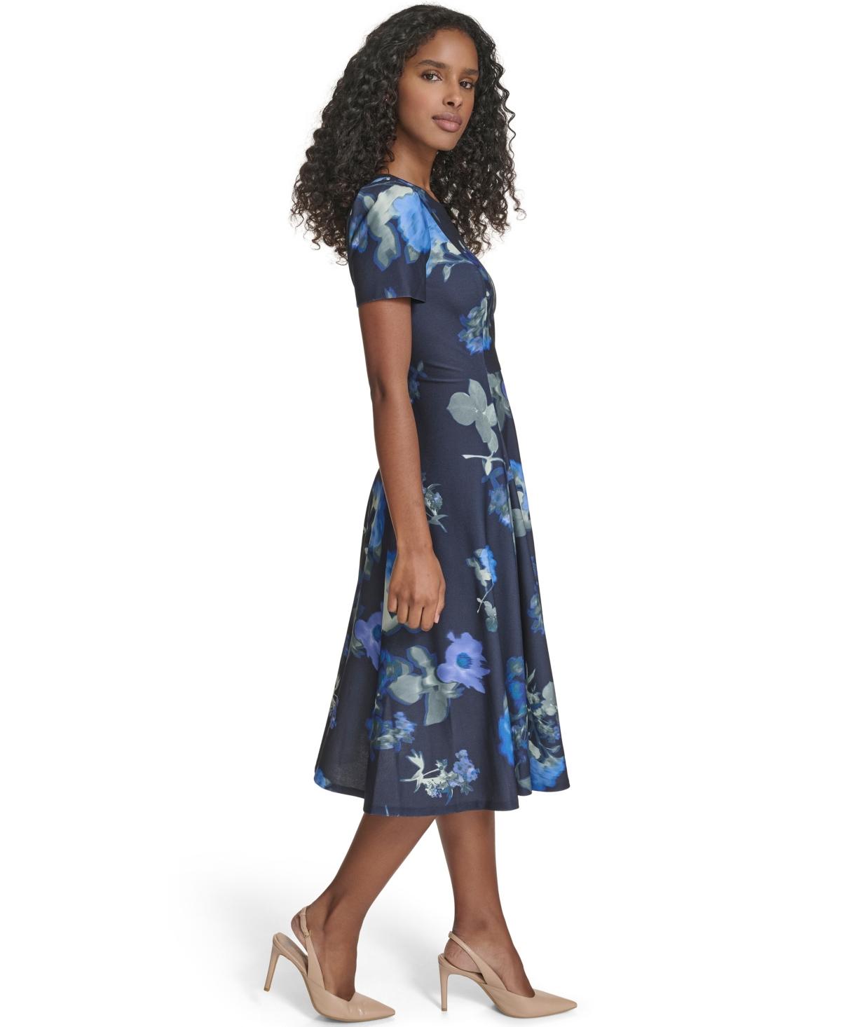 red white and blue midi dress Just For Us Red Mixed Print Midi Dress – Shop the Mint