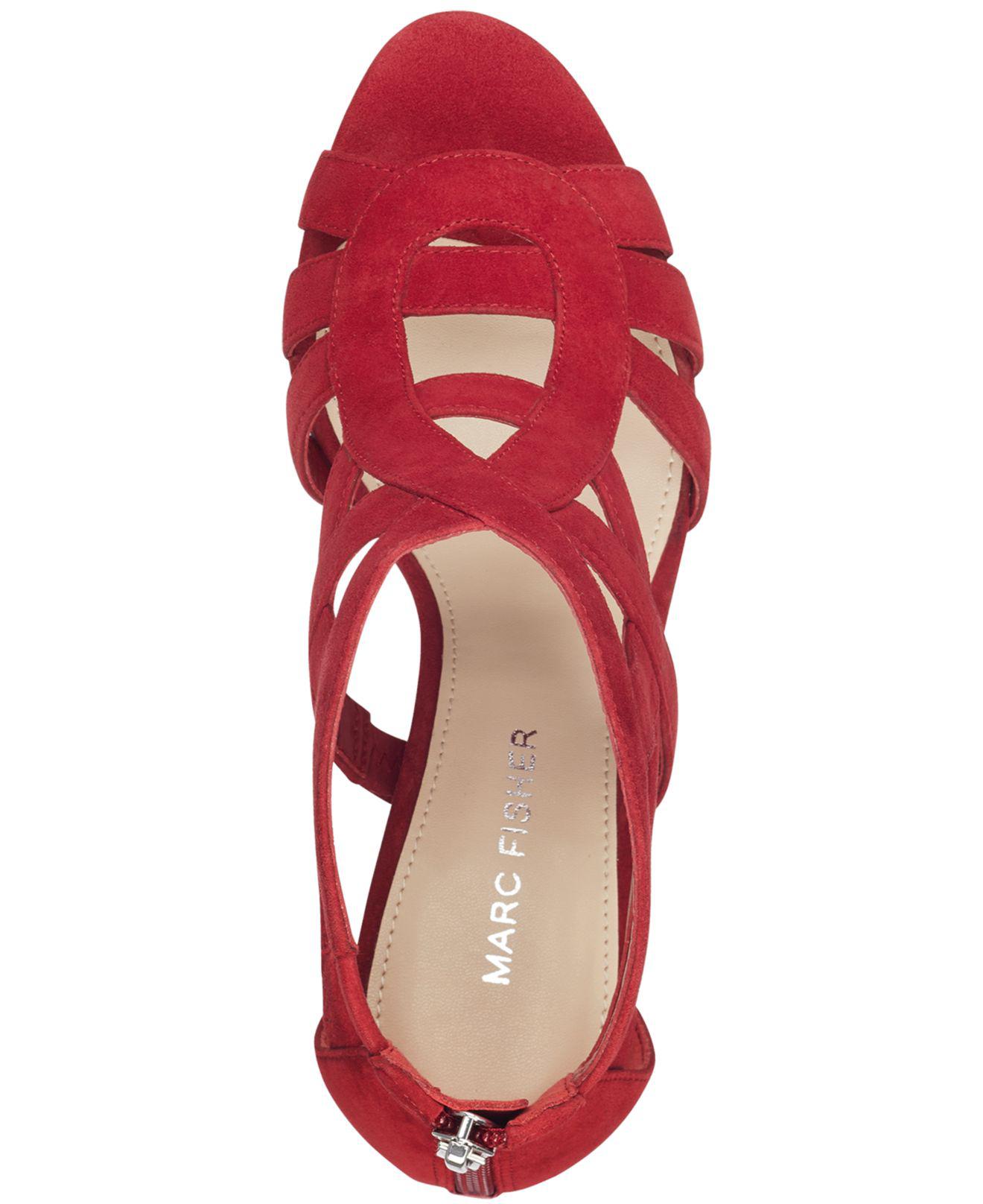 marc fisher nala mid heel evening sandals