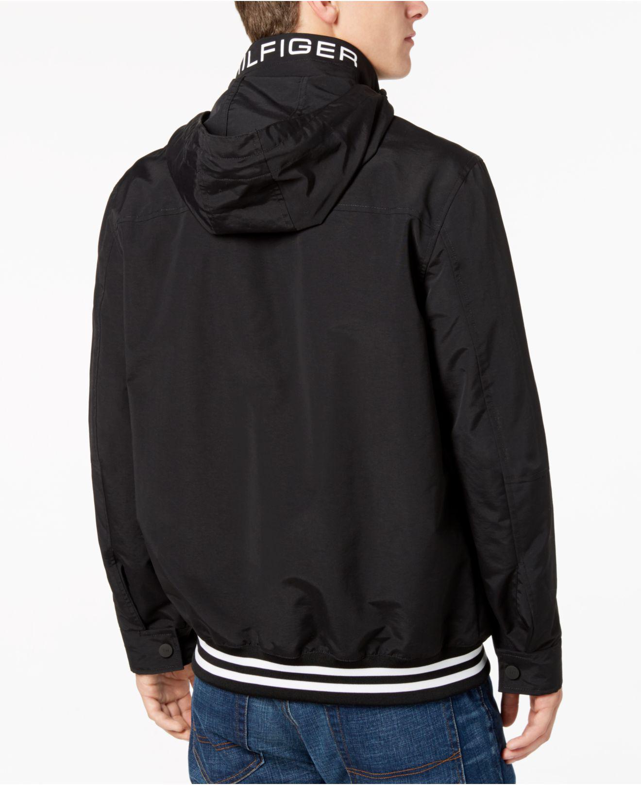 tommy hilfiger regatta jacket black