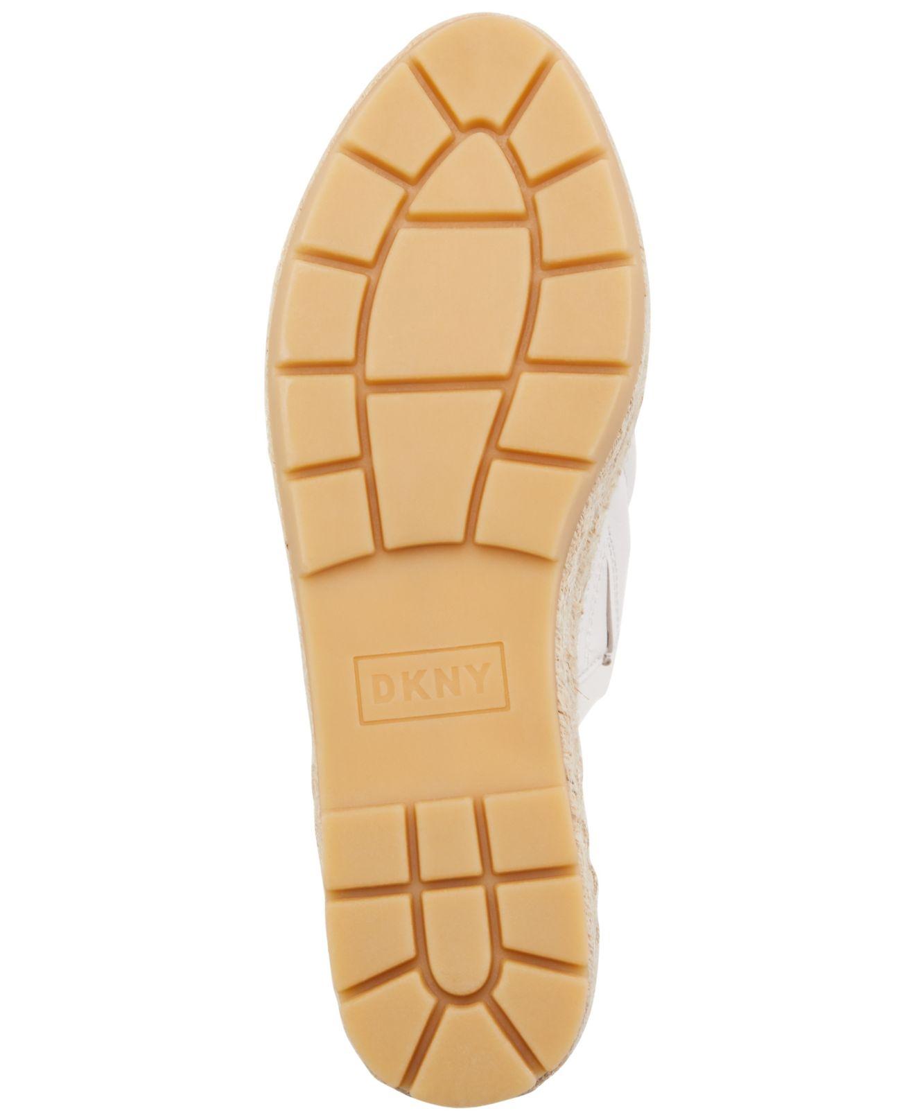 dkny ricki espadrille flatform mules