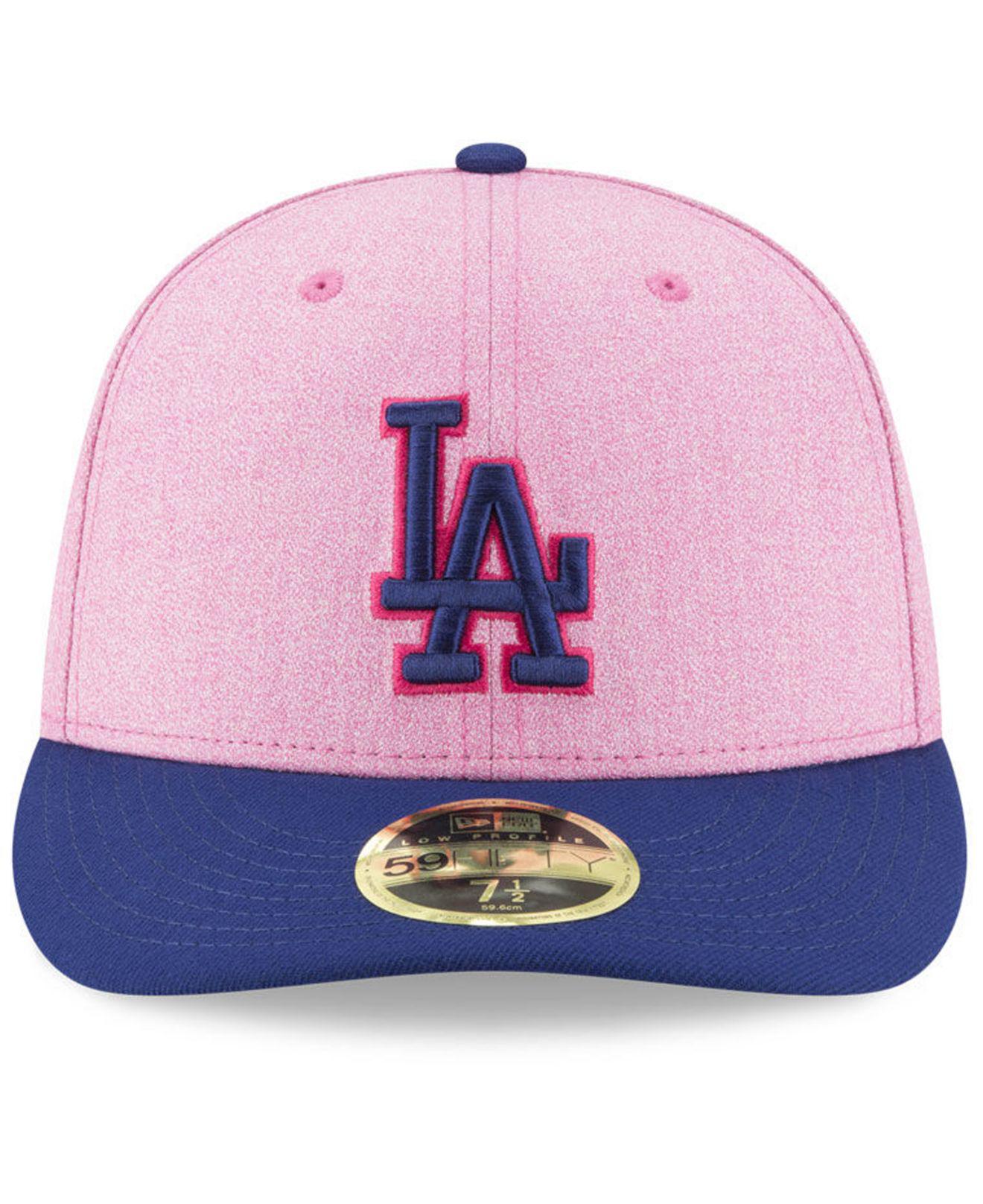 KTZ Synthetic Los Angeles Dodgers Mothers Day Low Profile 59fifty