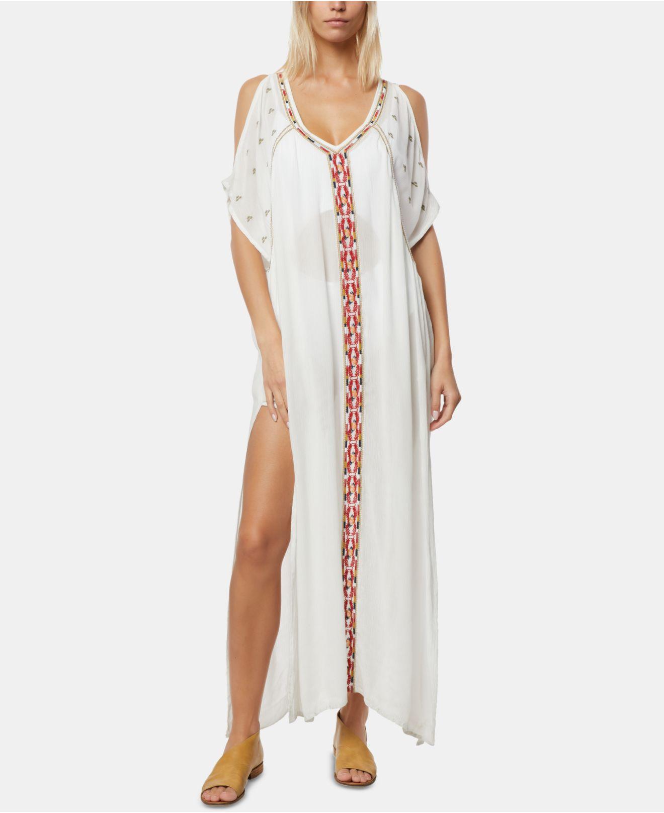 ONEILL Juniors Kimmy Printed Woven Sleeved Dress