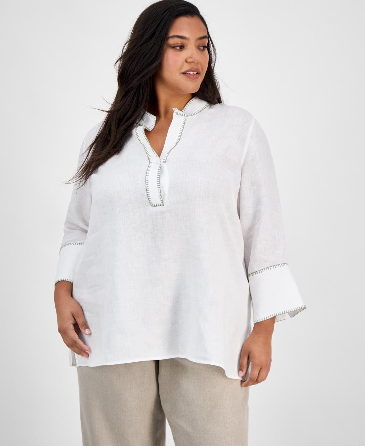 women's plus size charter club tops