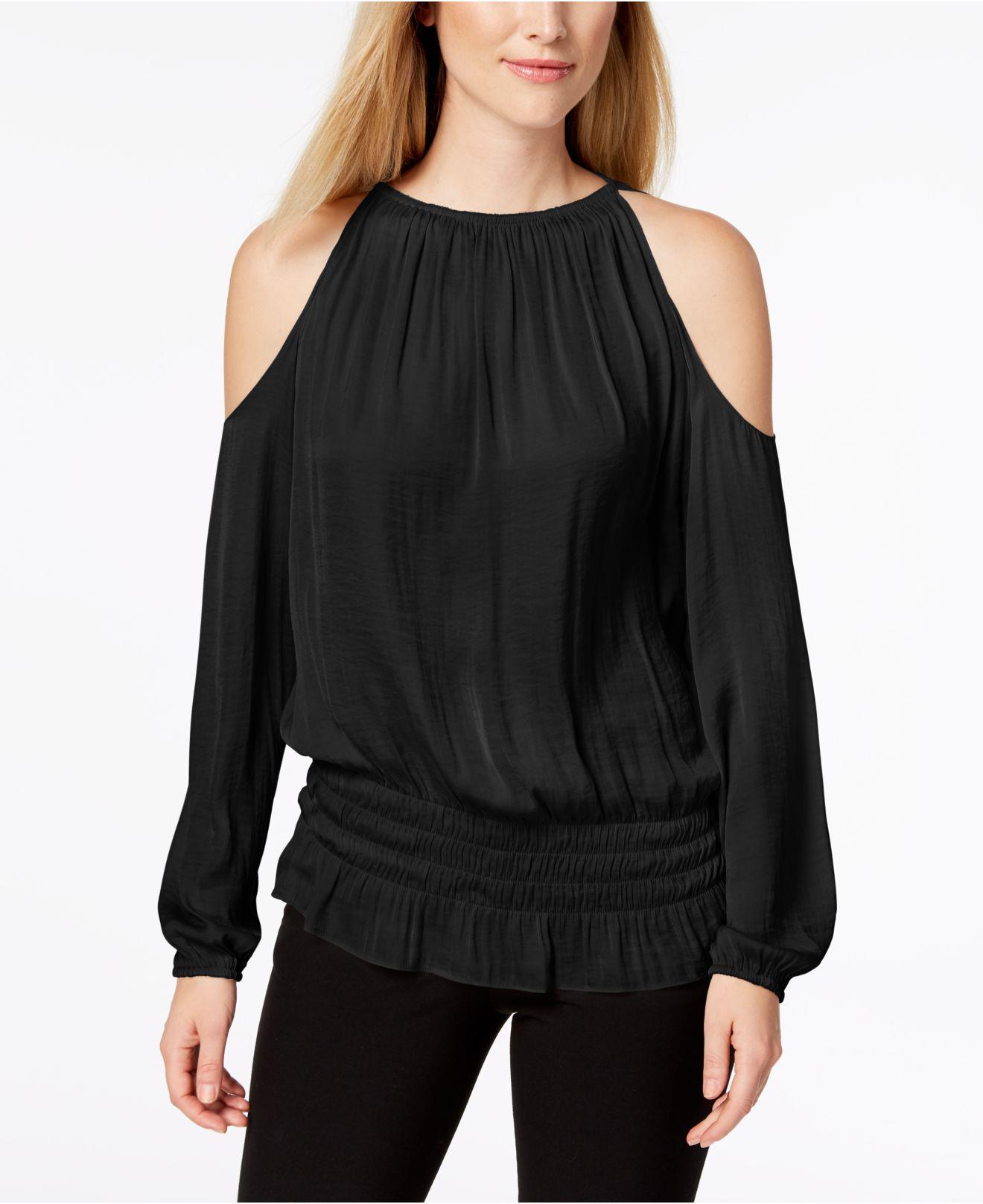 alfani cold shoulder top