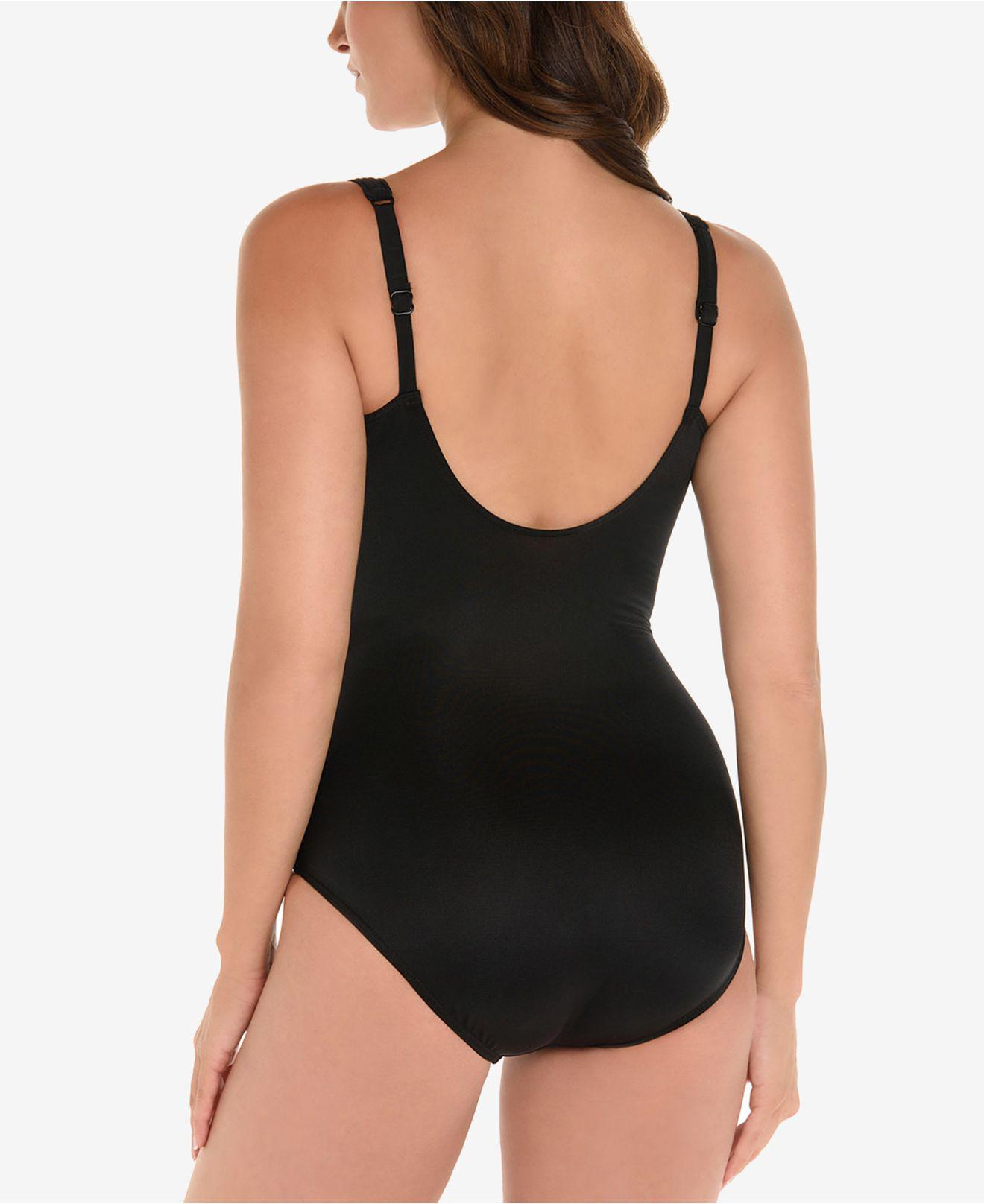 Miraclesuit Synthetic Razzle Dazzle Siren Twistfront Underwire Allover