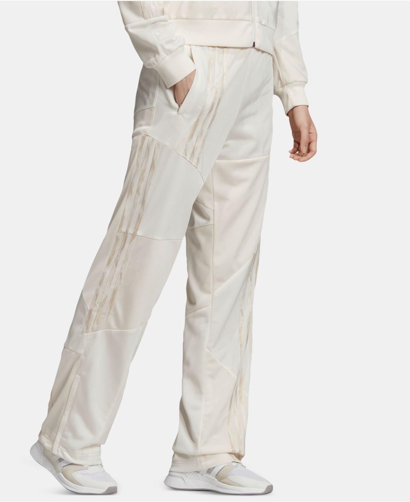 adidas originals x danielle cathari deconstructed firebird track pant in white