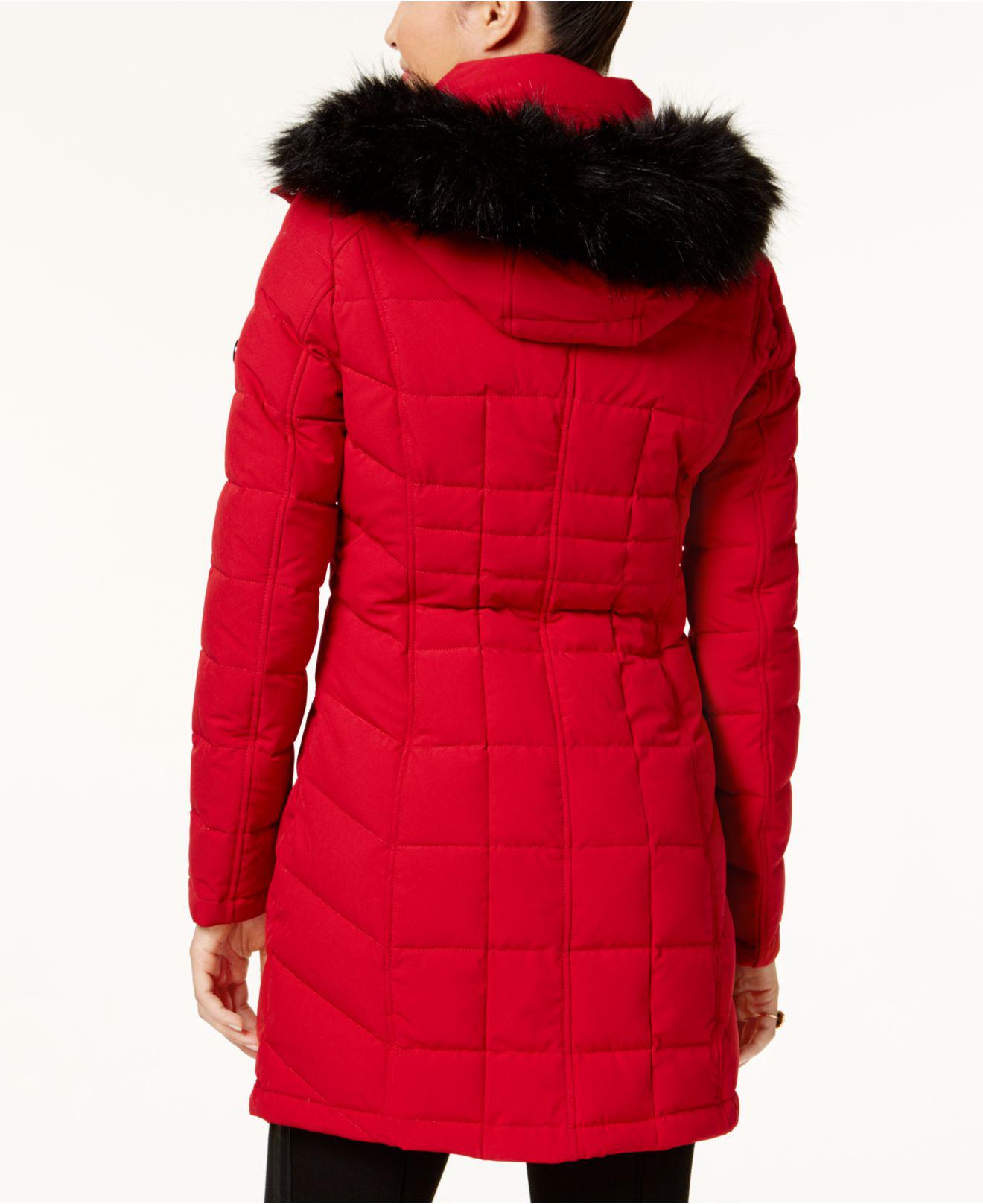 calvin klein stretch coat