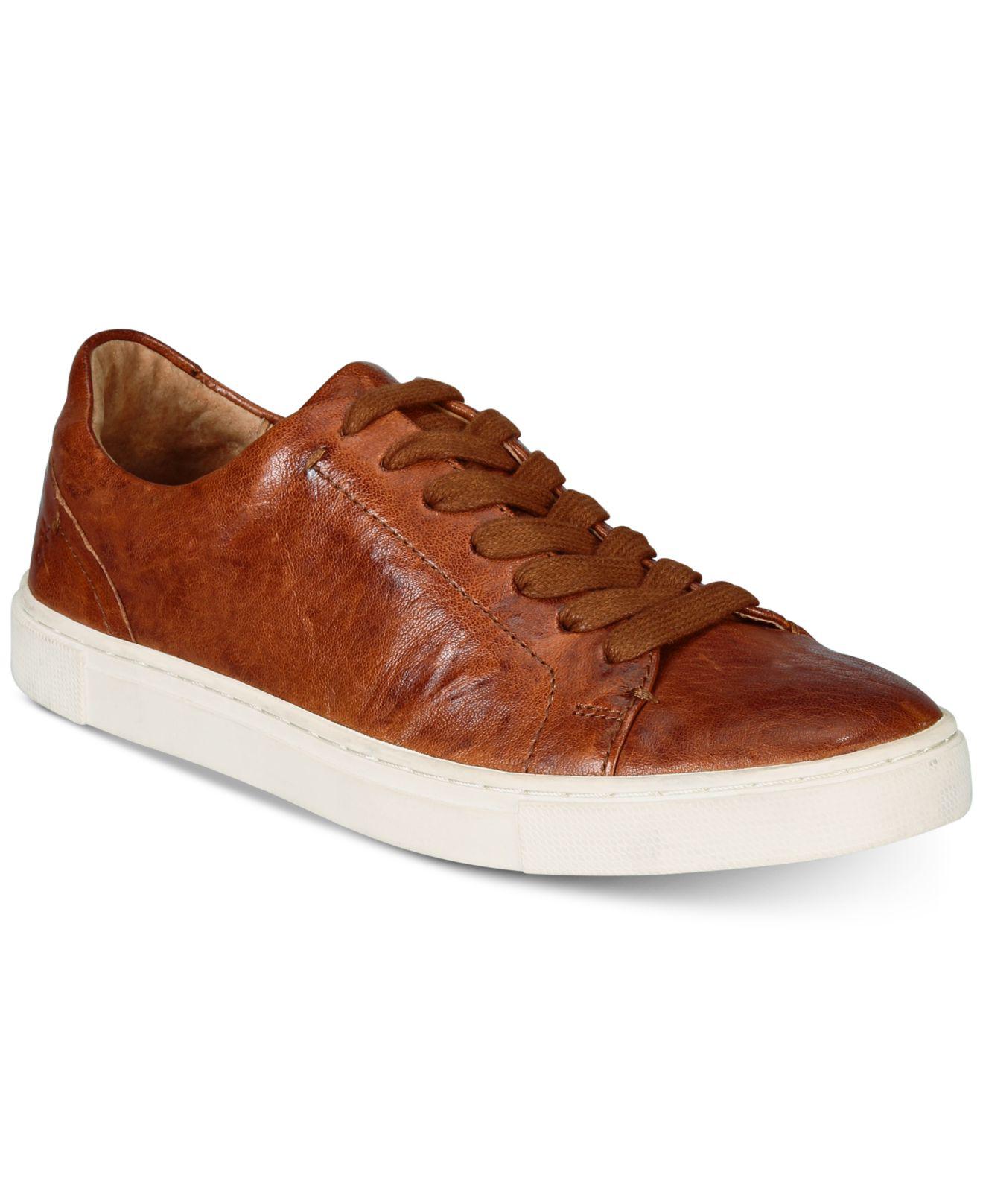 frye ivy slip on cognac