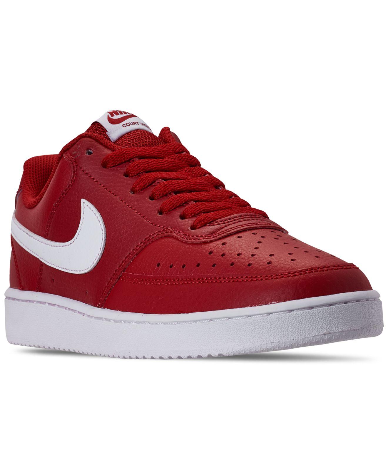 men's nikecourt vision low casual sneakers from finish line