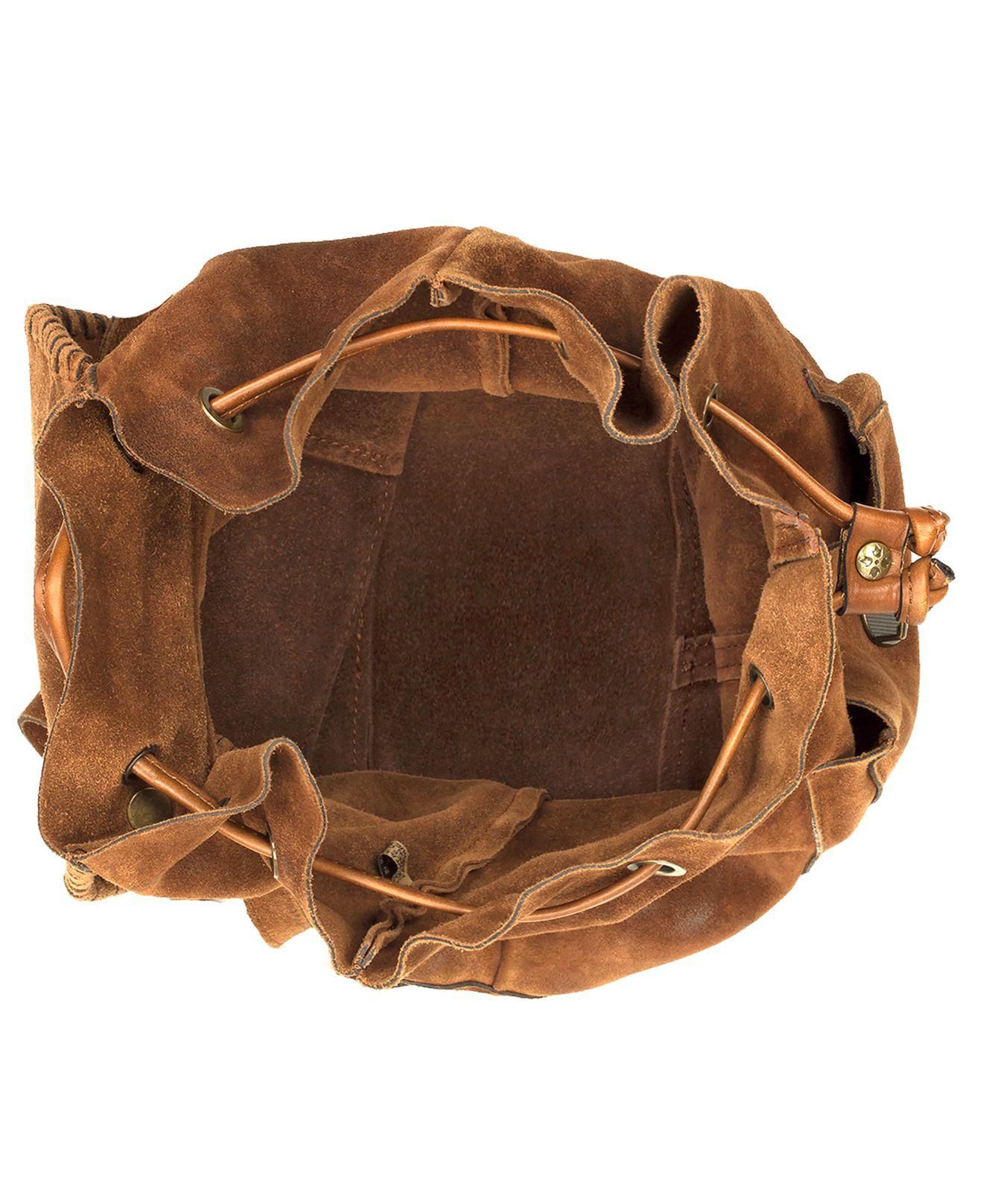 Patricia Nash Casape Burnished Leather Backpack in Brown Lyst