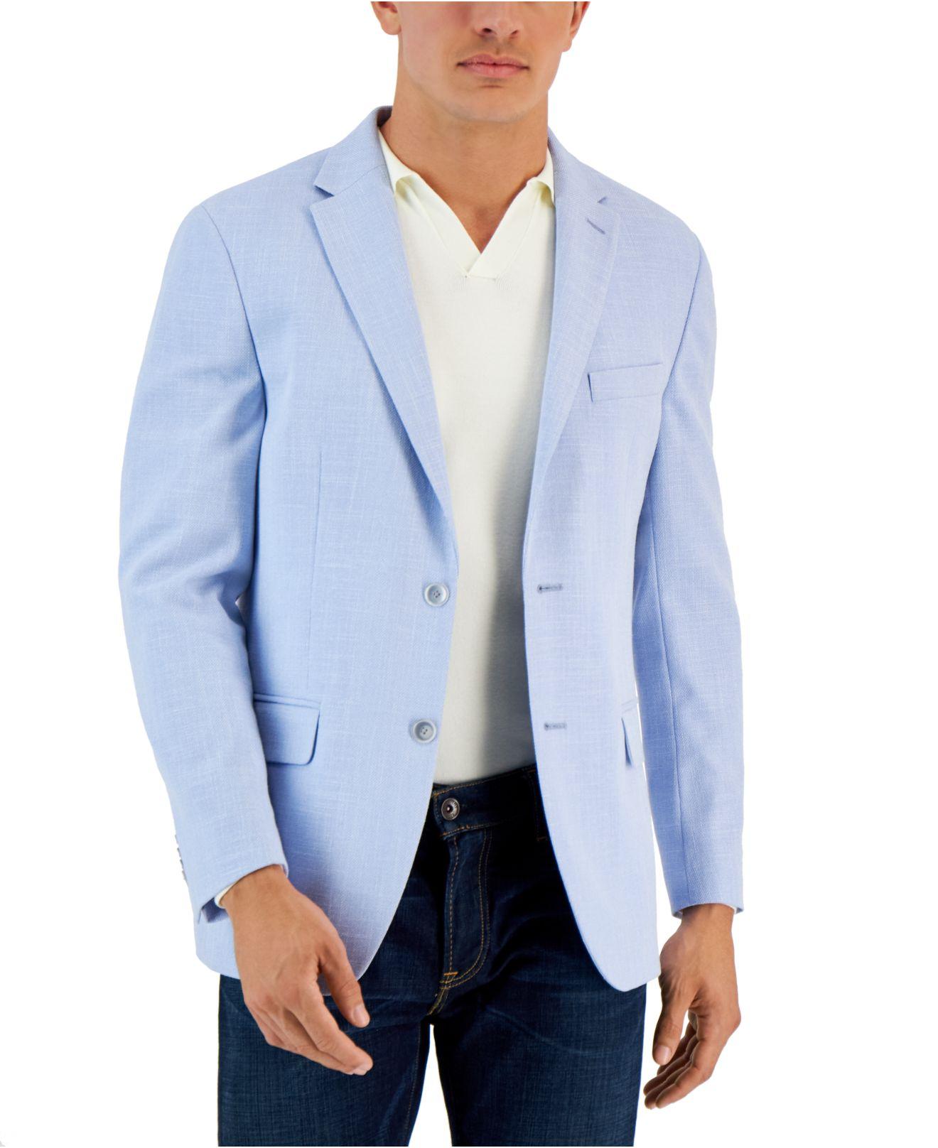 Tommy Hilfiger Blue Solid Modernfit Sport Coat for Men Lyst