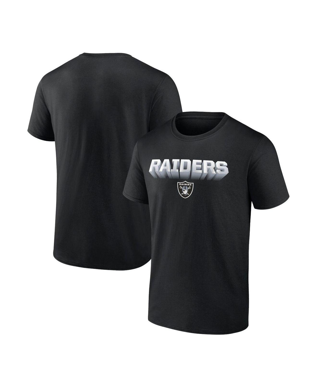 Men's Fanatics Branded Black/Heathered Gray Las Vegas Raiders T-Shirt Combo  Pack