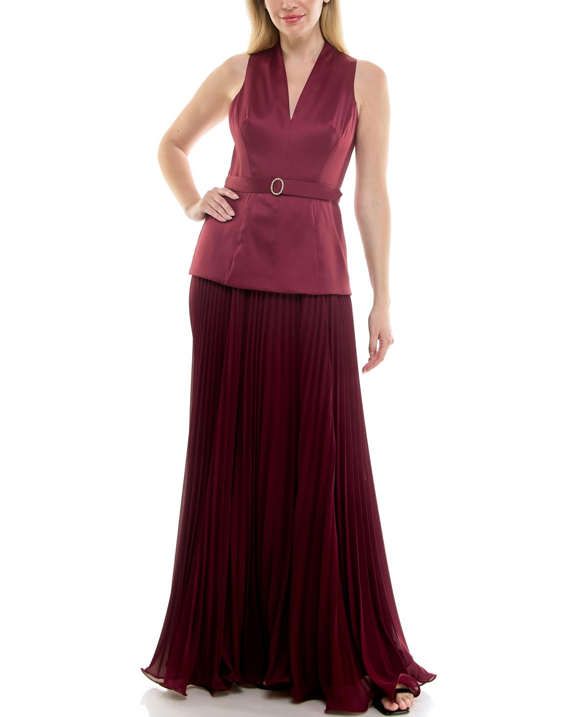 open lace back dress Taylor Sleeveless Pleated Shift Dress  Nova Lee Boutique