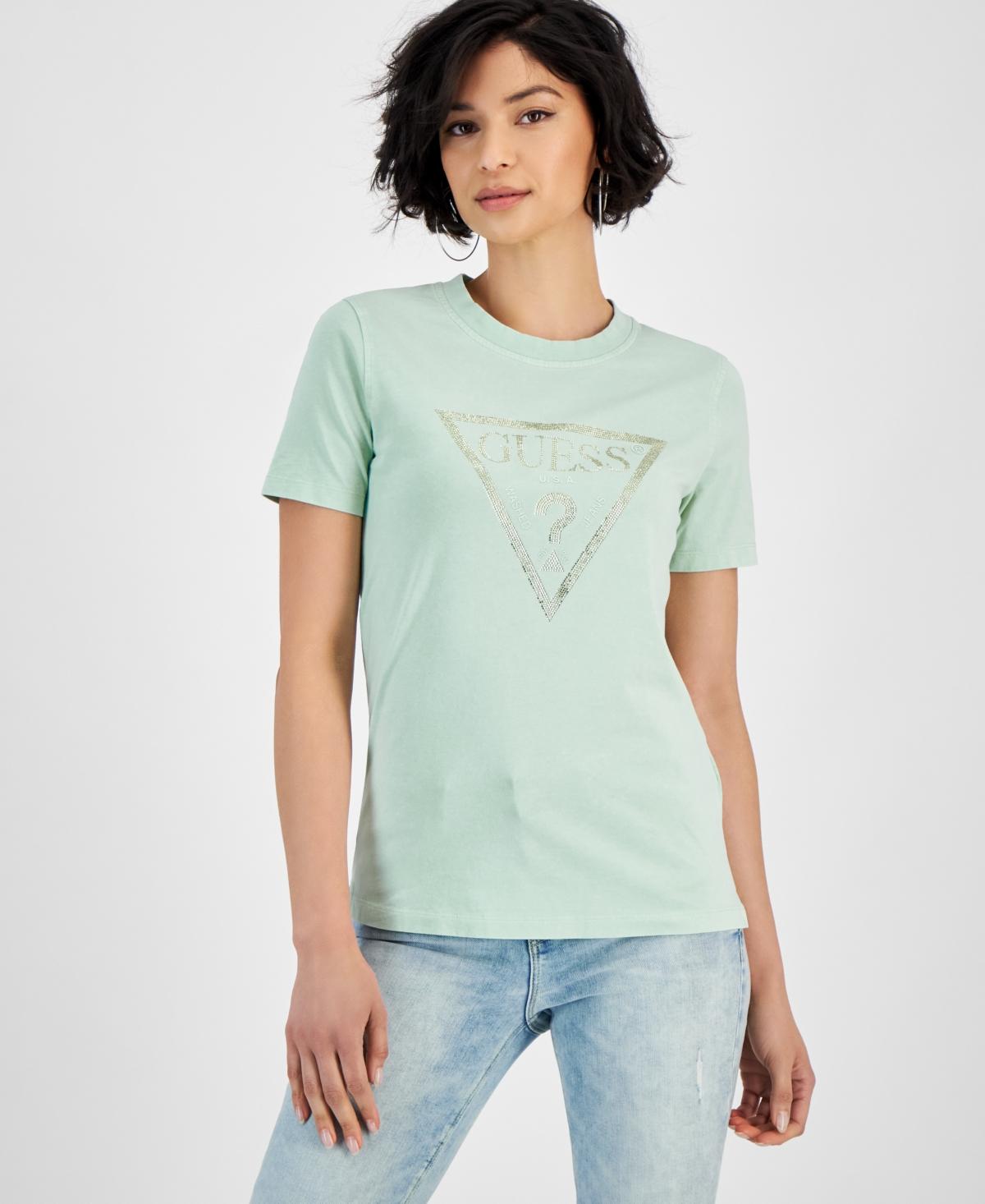 Guess t shirt green hot sale