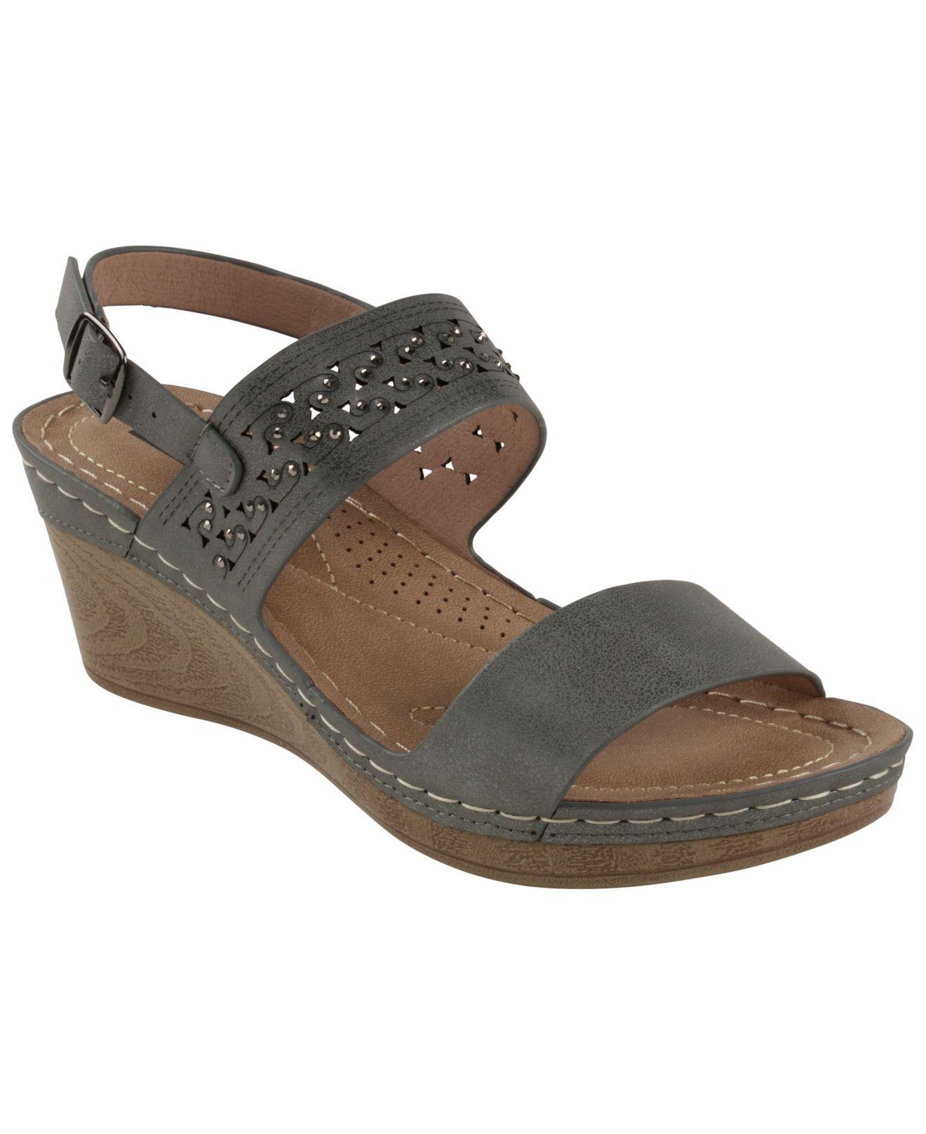 Gc Shoes Foley Comfort Wedge Sandals | Lyst
