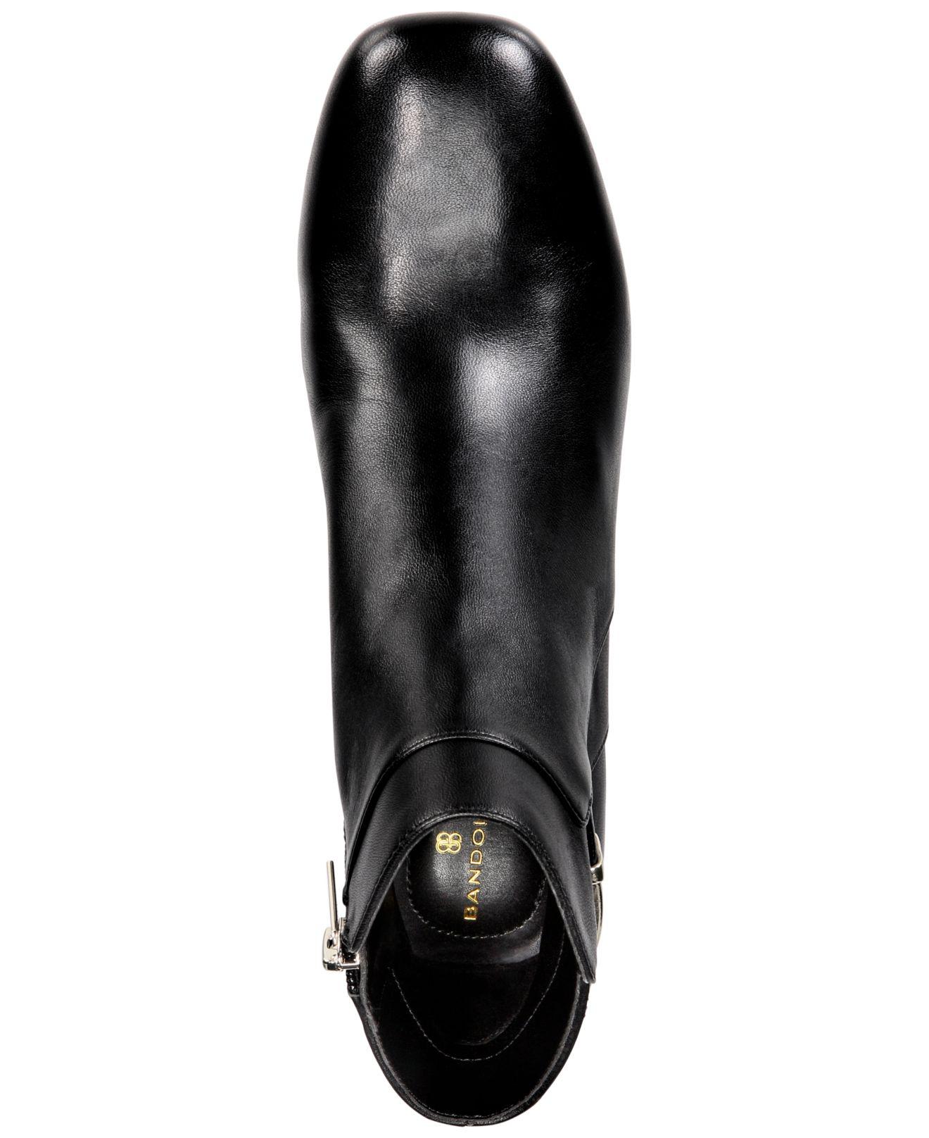 bandolino faruka block heel zip booties