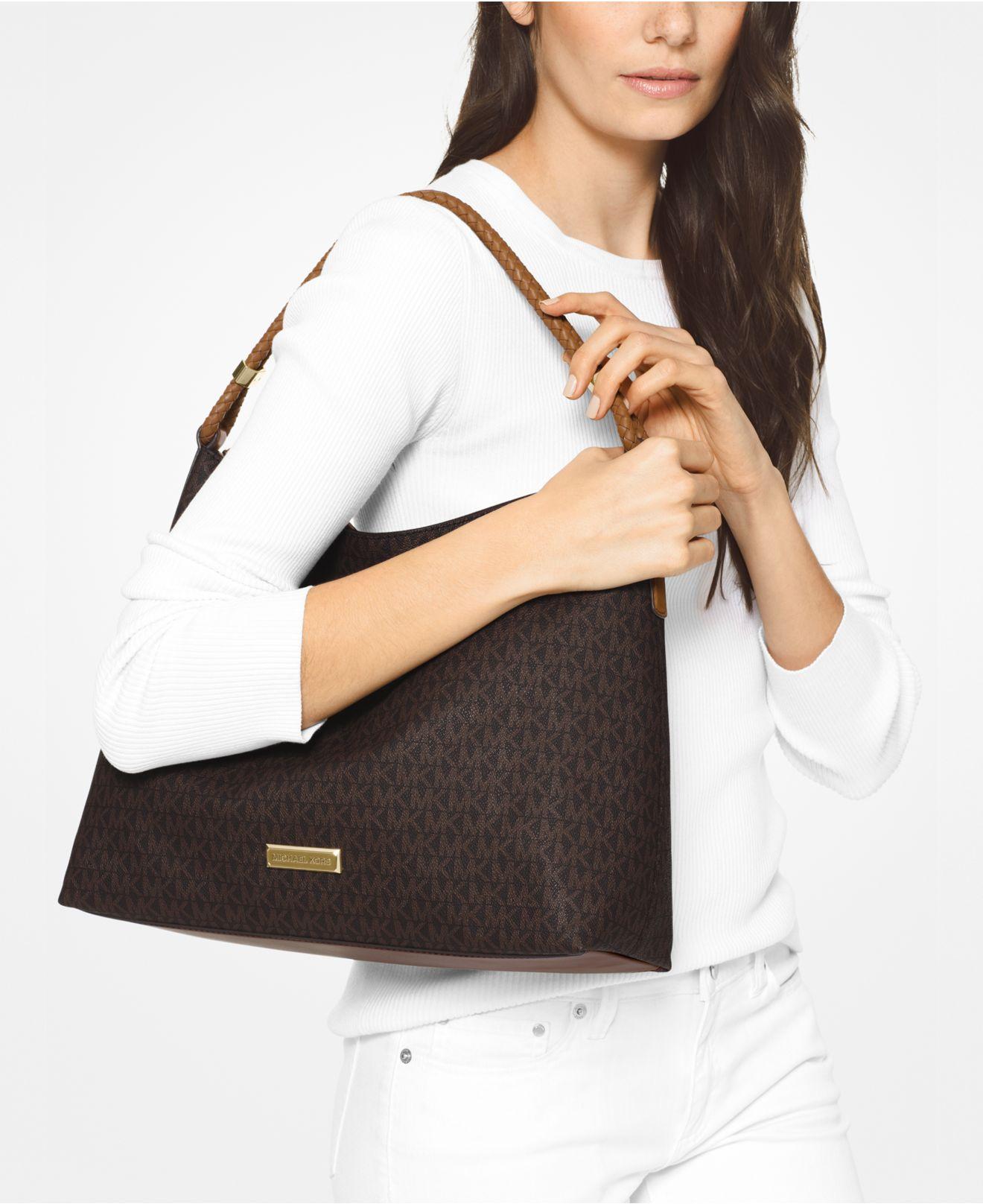 Michael michael kors lexington large logo crossbody bag sale