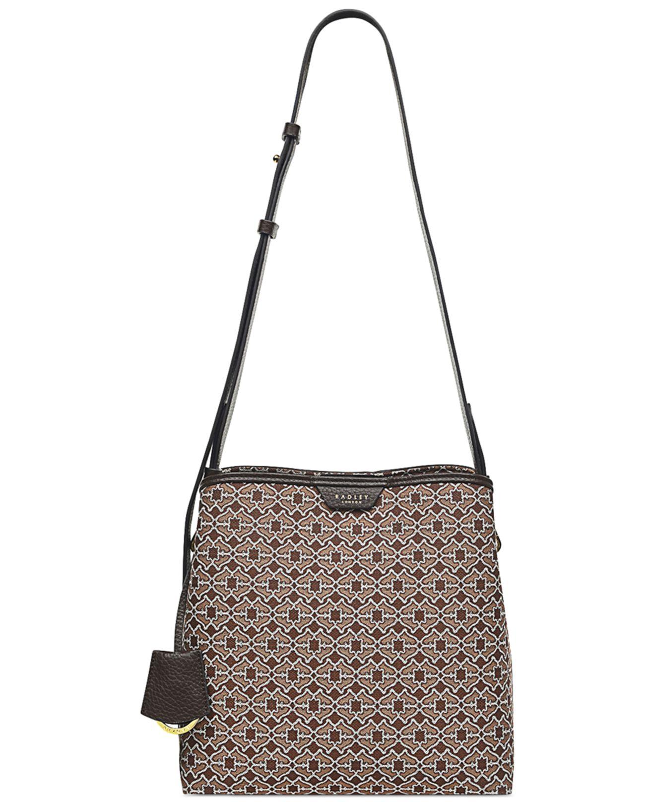 Radley Dukes Place Heirloom Medium Compartment Crossbody in Brown Lyst