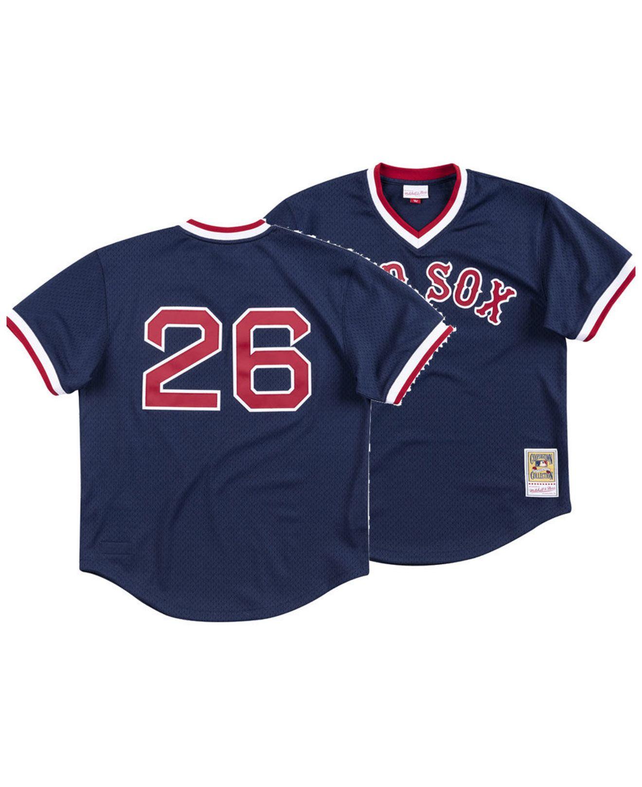 Mitchell & Ness Synthetic Wade Boggs Boston Red Sox Authentic Mesh ...
