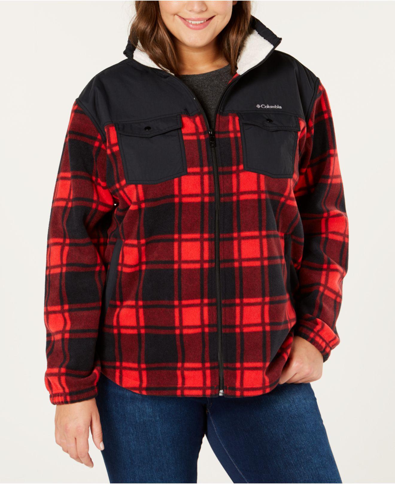 columbia benton springs overlay fleece jacket