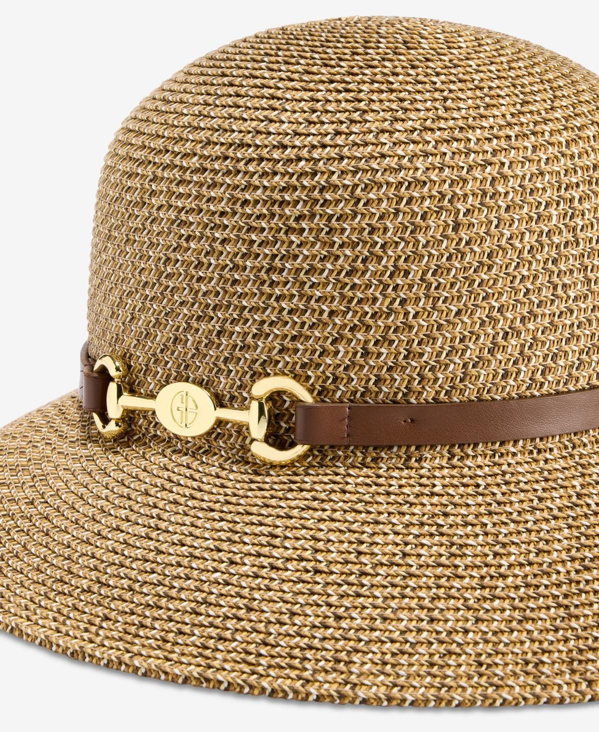 Giani Bernini NWT Natural Straw Sun Hat with Gold Trim One Size Giani Bernini Canvas Straw Bucket Hat in Natural | Lyst main image 4