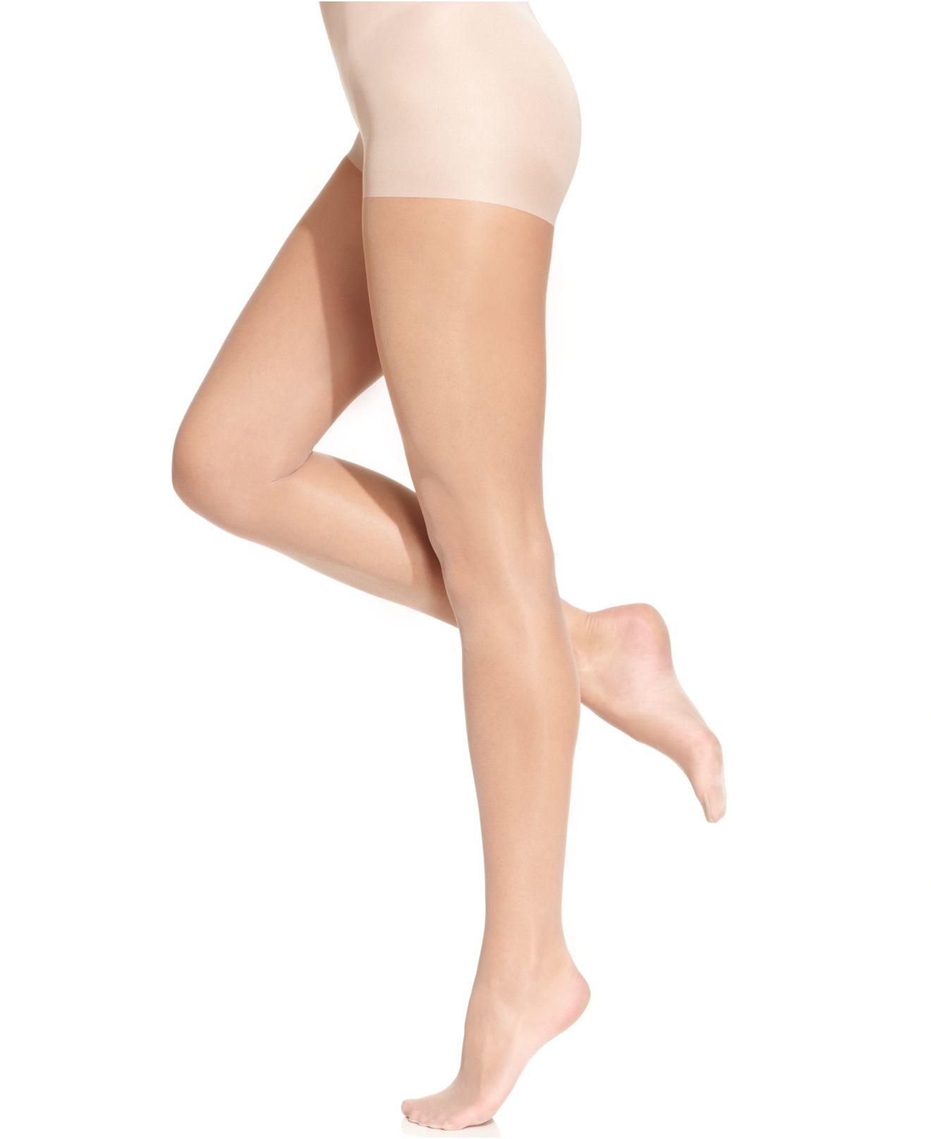 Calvin Klein Matte Ultra Sheer Control Top Tights in Natural - Lyst