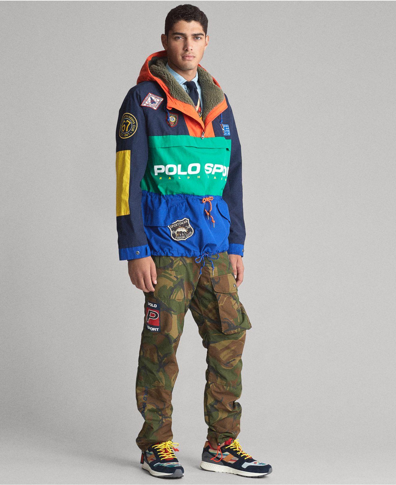 polo sport anorak jacket