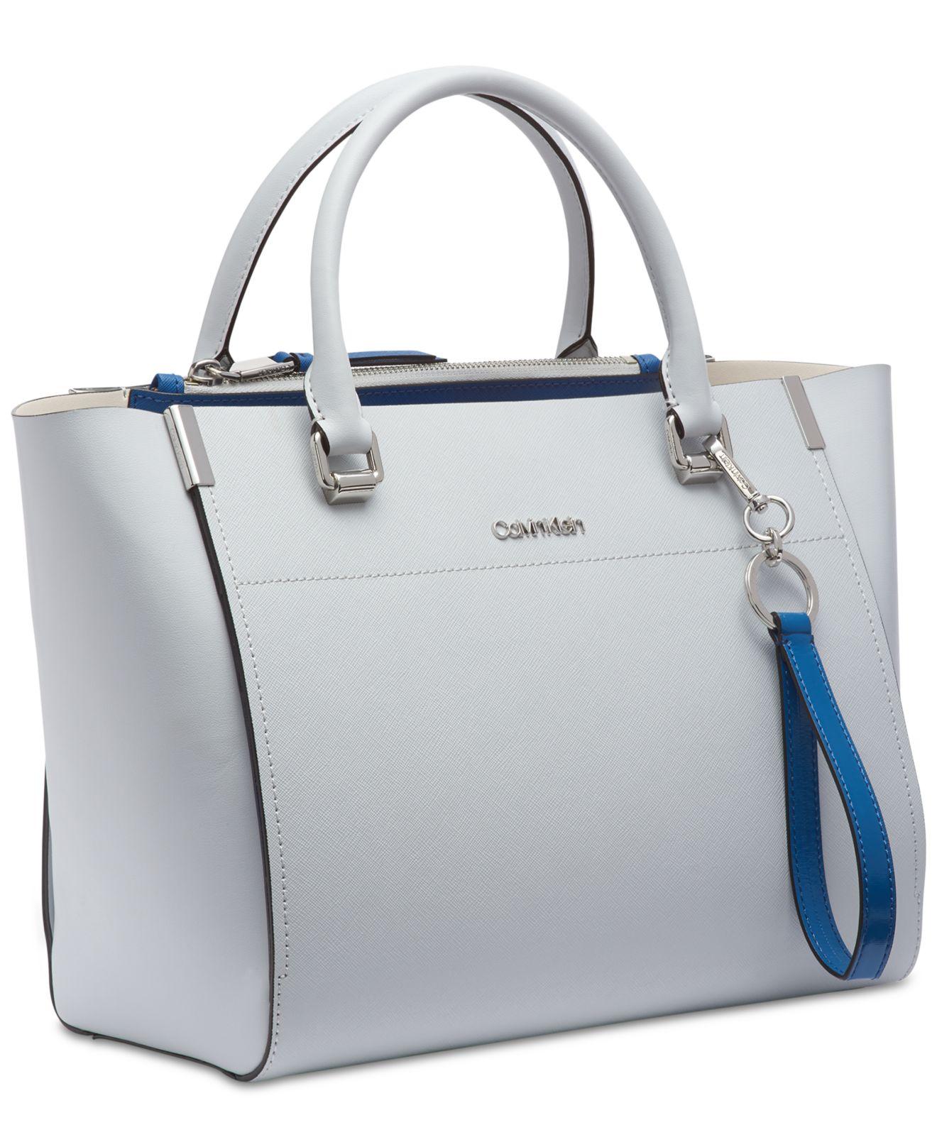 calvin klein raelynn satchel