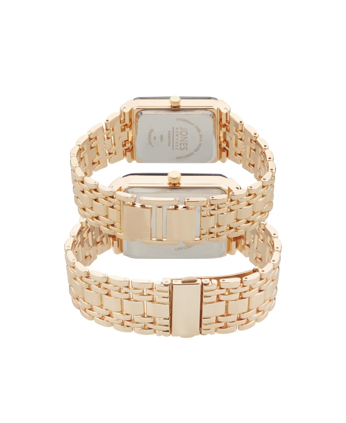 JONES NEW YORK Women\'s Gold-Tone Mesh Metal Bracelet Watch 36mm Jones New York Gold-tone Metal Bracelet Watch – Your Daily  main image 2