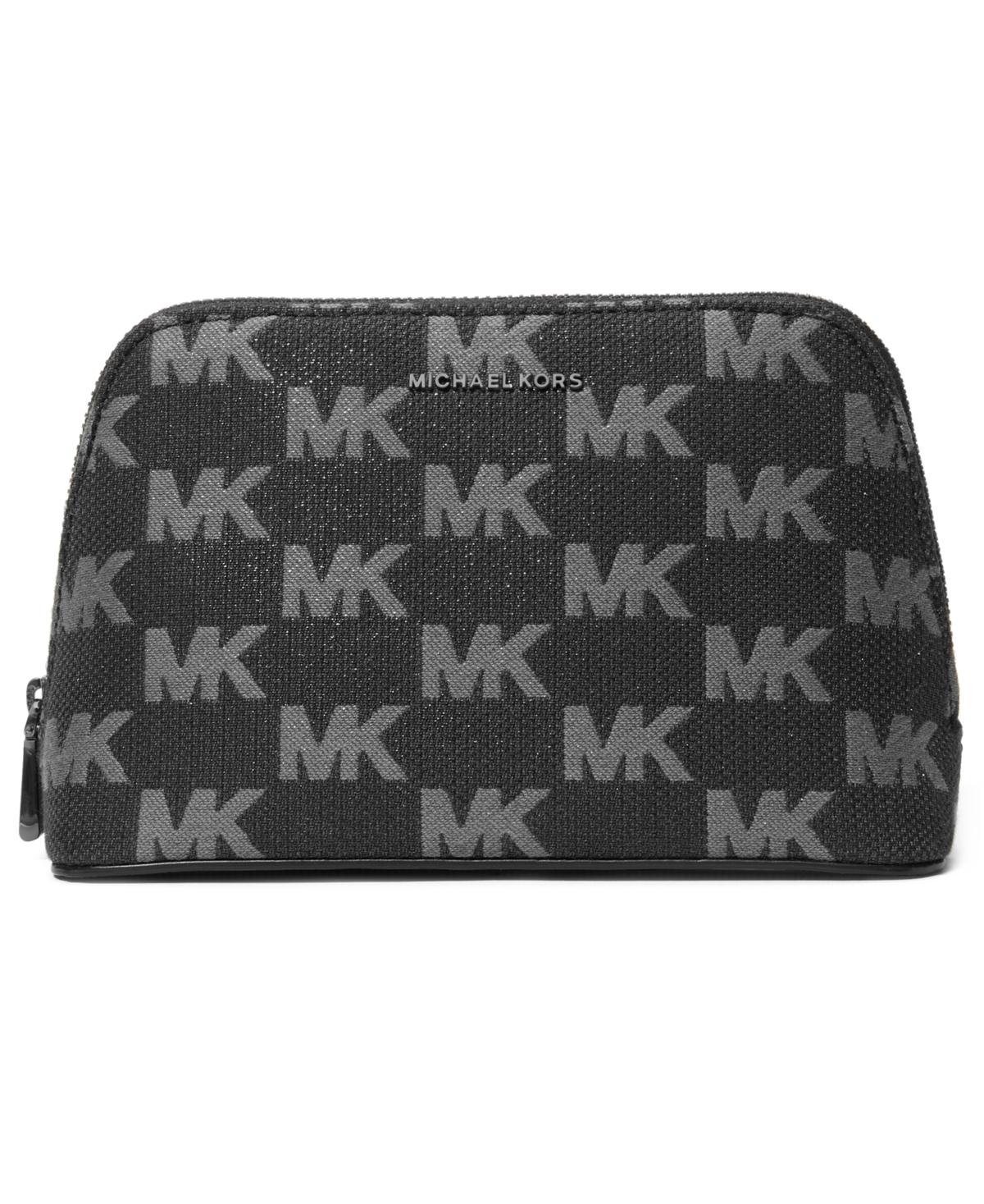 Michael Kors Jet Set Small Travel Cosmetic Pouch Case in Black Lyst