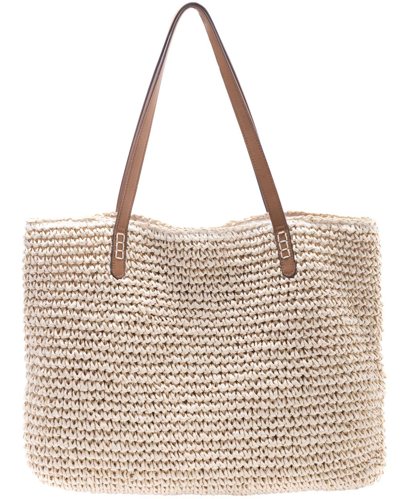 Macys womens straw discount handbags