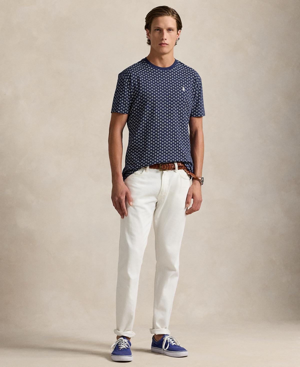 Polo Ralph Lauren Classic-fit Thistle-print Jersey T-shirt