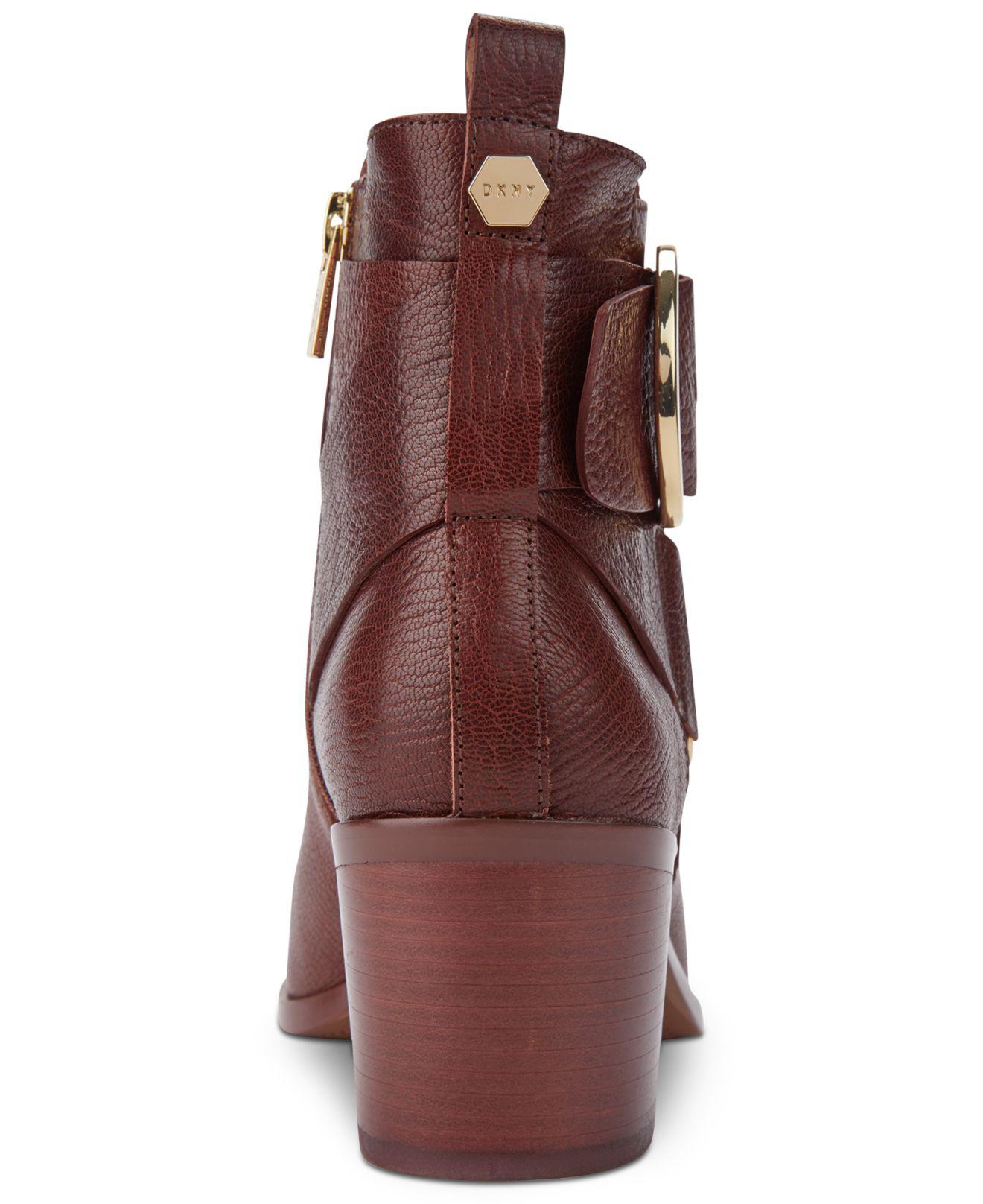 dkny telo buckle booties